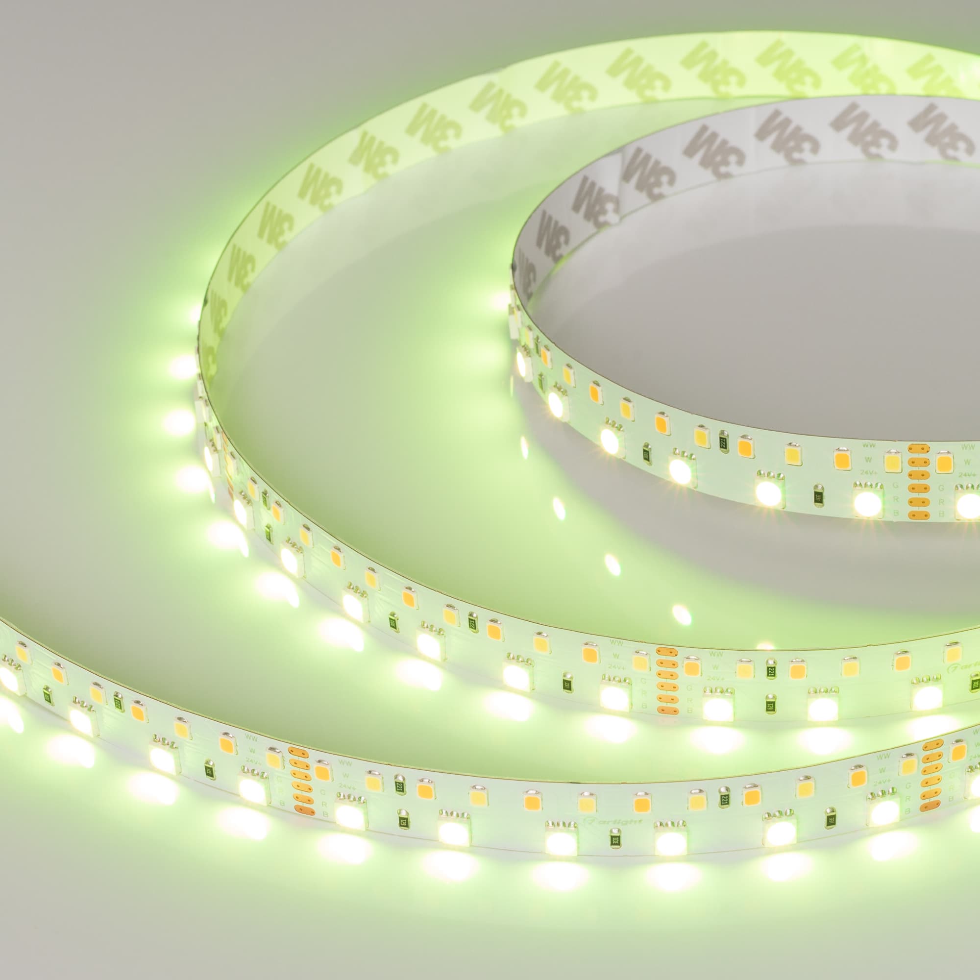 Светодиодная лента RT-BA180-15mm 24V RGBW-MIX (28.8 W/m, IP20, 5060/2835, 5m) (Arlight, 28.8 Вт/м, IP20) 022707(2) — фото 2