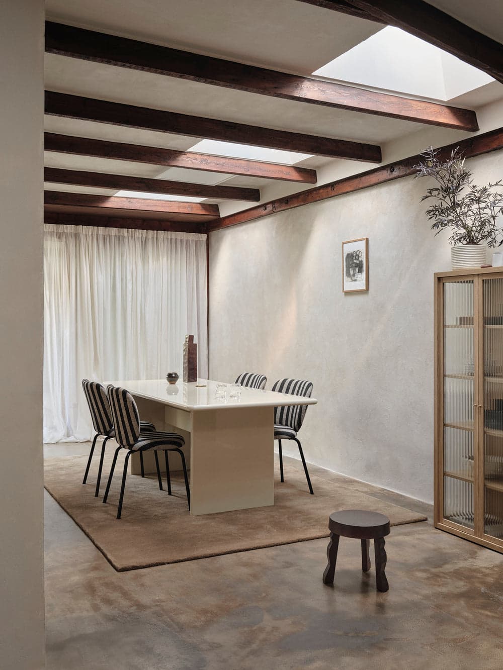 Ferm Living Rico Chair - Black - Louisiana - Sand/Black ferm LIVING — фото 5