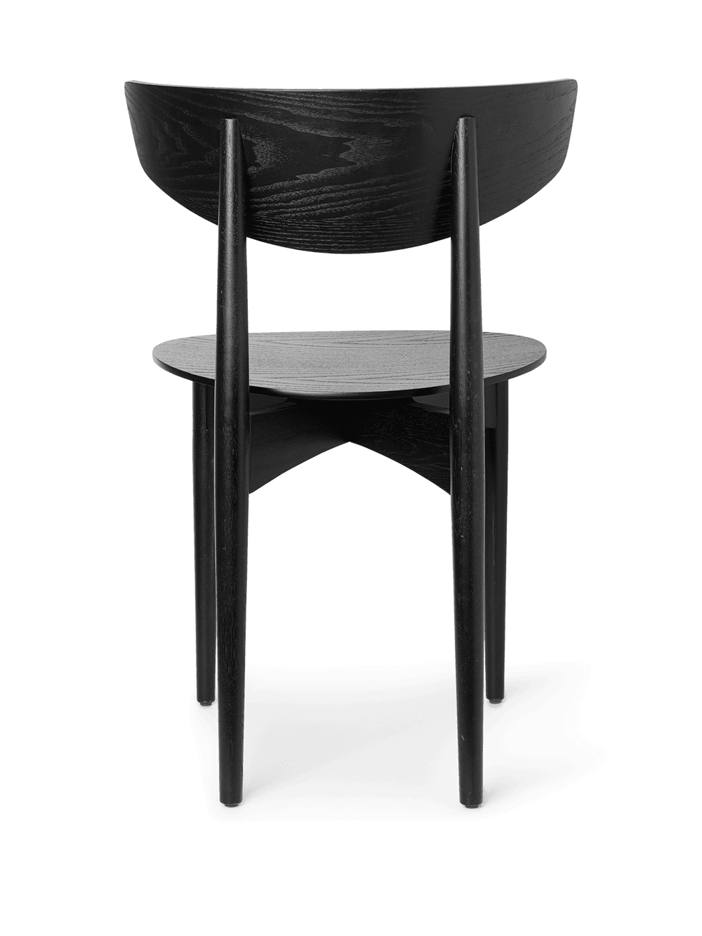 Ferm Living Herman Dining Chair - Wood - Black ferm LIVING — фото 4