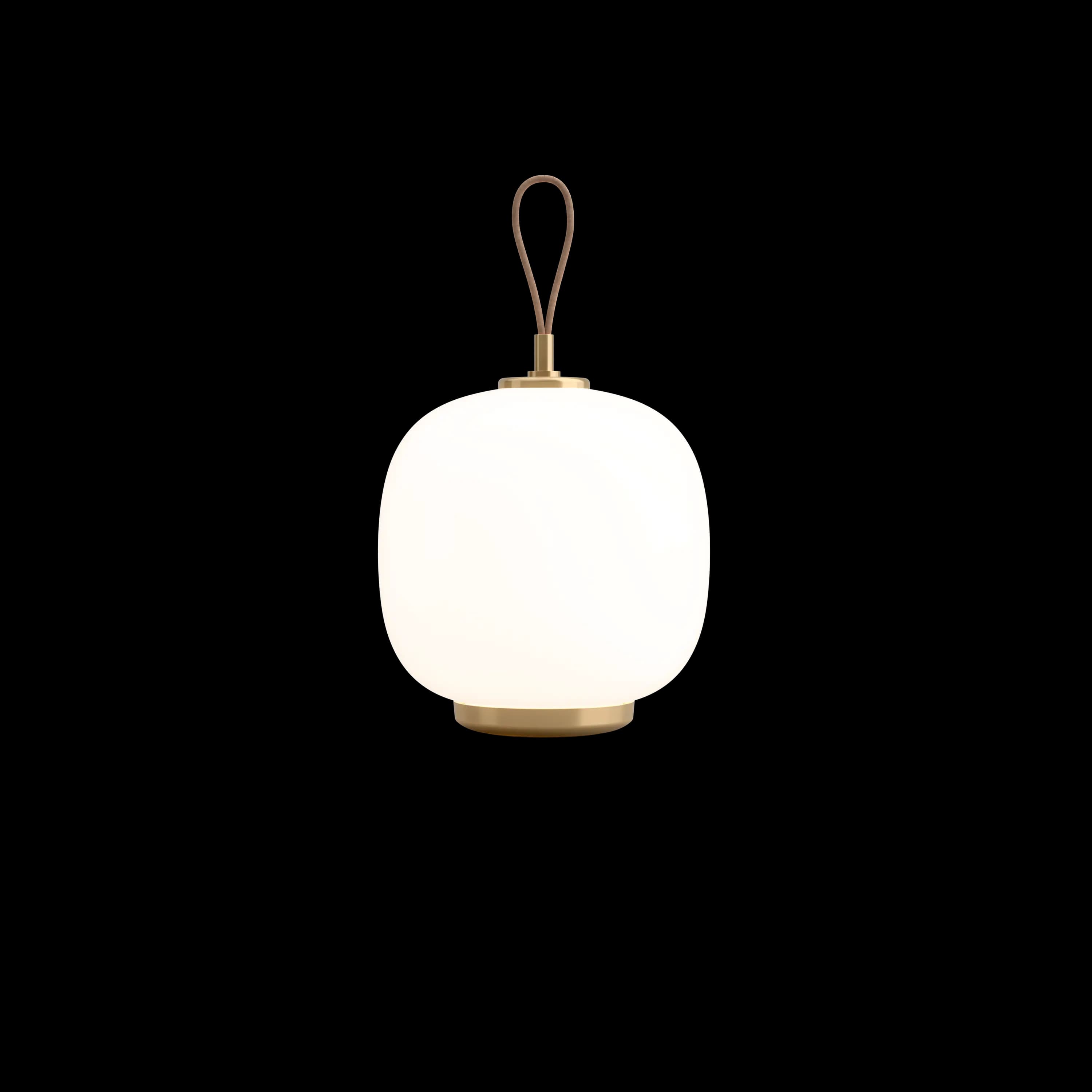 Louis Poulsen VL 45 Radiohus Portable Lamp Brass/glossy white opal glass — фото 1