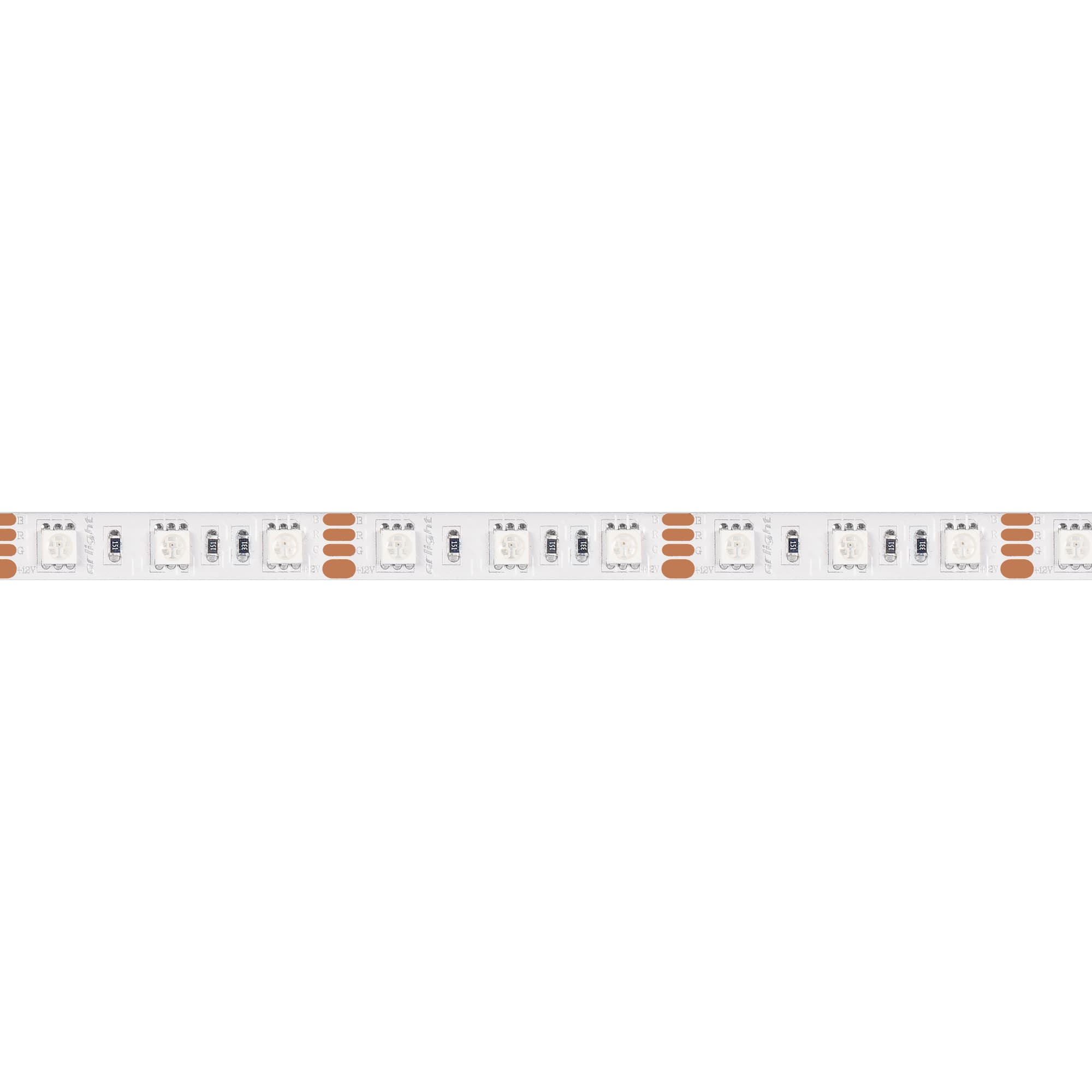 Светодиодная лента RTW 2-5000SE 12V RGB 2x (5060, 300 LED, LUX) (Arlight, 14.4 Вт/м, IP65) 014618 — фото 4