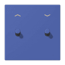 Накладка 2 тумблерами, с символами стрелок, Jung LC12-5PR0206