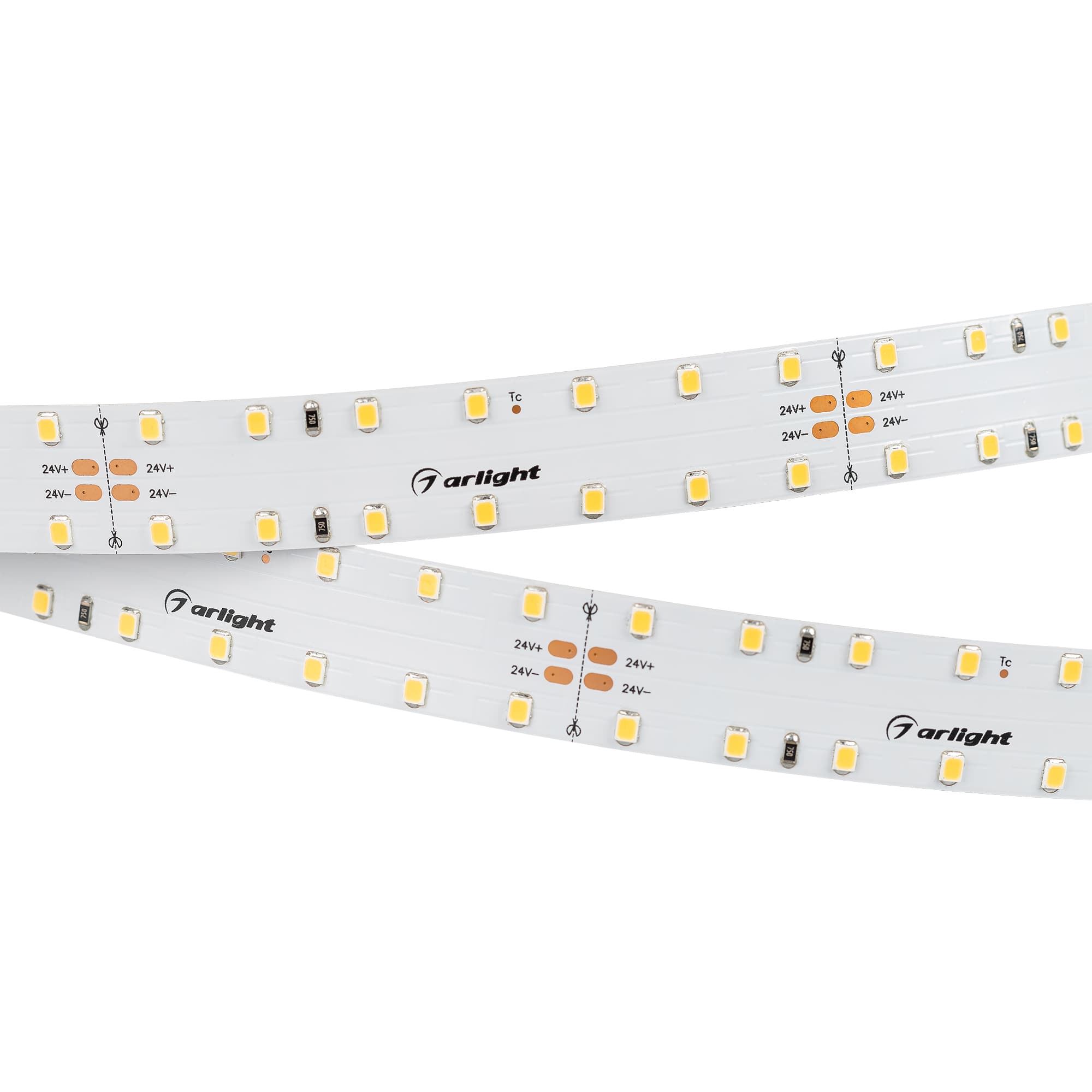 Светодиодная лента RT 2-4700 24V White6000 20mm (2835, 140 LED/m, LUX) (Arlight, 21.6 Вт/м, IP20) 028111 — фото 1
