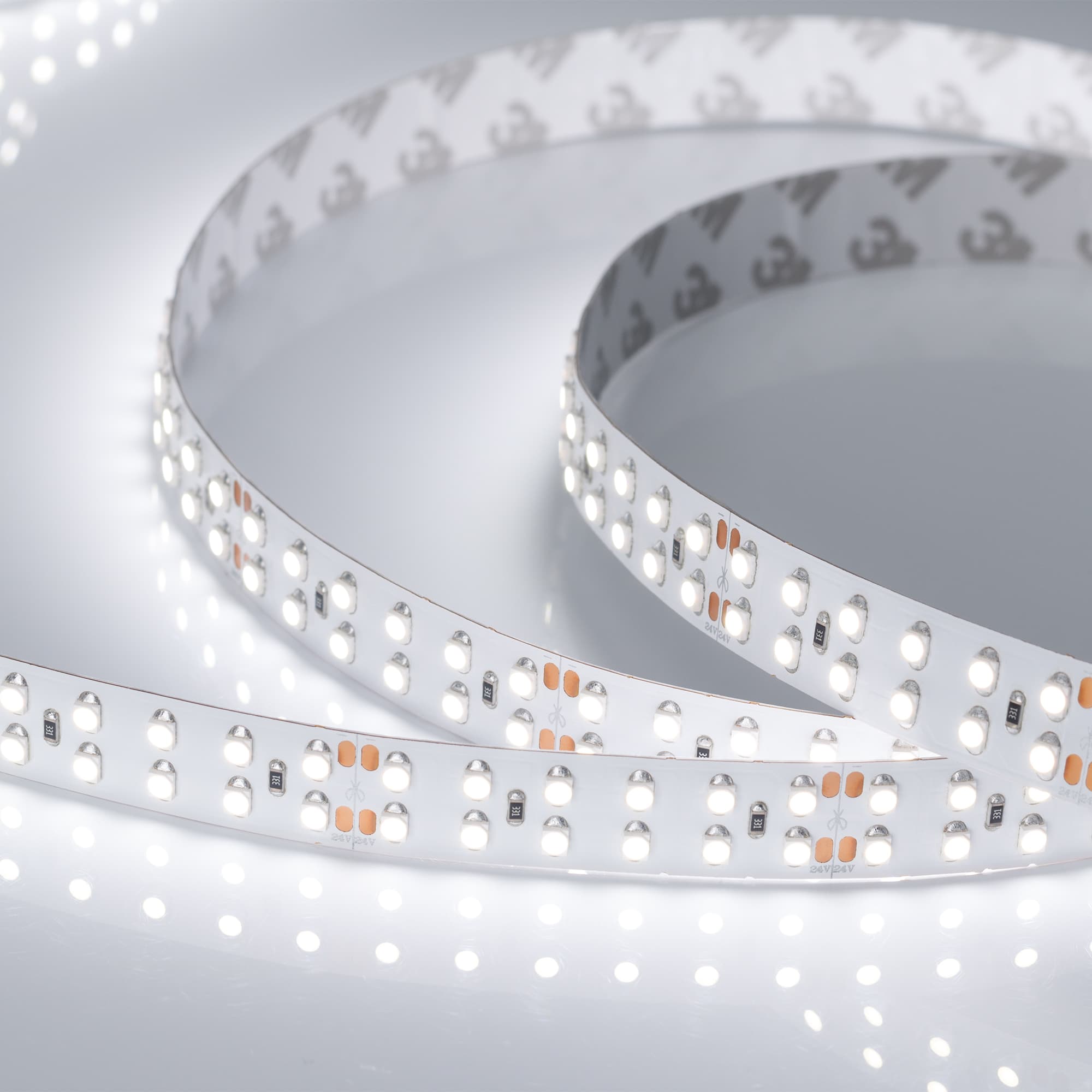 Светодиодная лента RT 2-5000 24V Day4000 2x2 (3528, 1200 LED, CRI98) (Arlight, 19.2 Вт/м, IP20) 021449(1) — фото 3