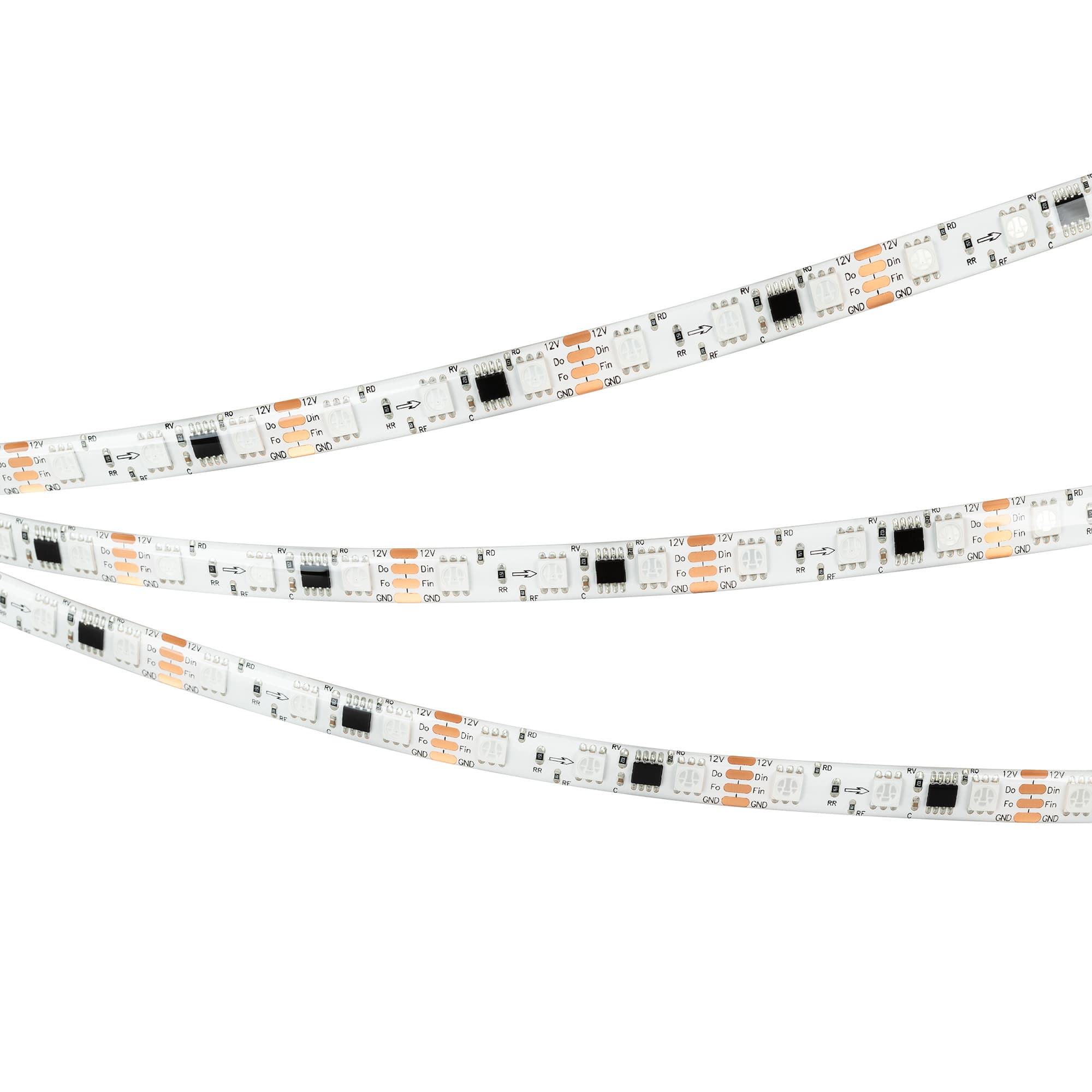Светодиодная лента герметичная SPI-SE-B60-10mm 12V RGB-PX3-BPT (12 W/m, IP65, 5060, 5m) (Arlight, бегущий огонь) 039597 — фото 2