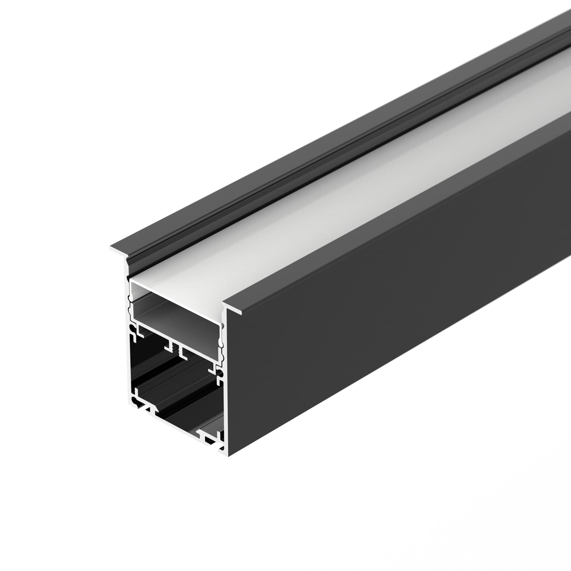 Профиль SL-LINIA52-3L-F-2000 ANOD BLACK (Arlight, Алюминий) 044685 Arlight — фото 4