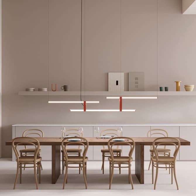 Axo Light Paralela Triple pendant