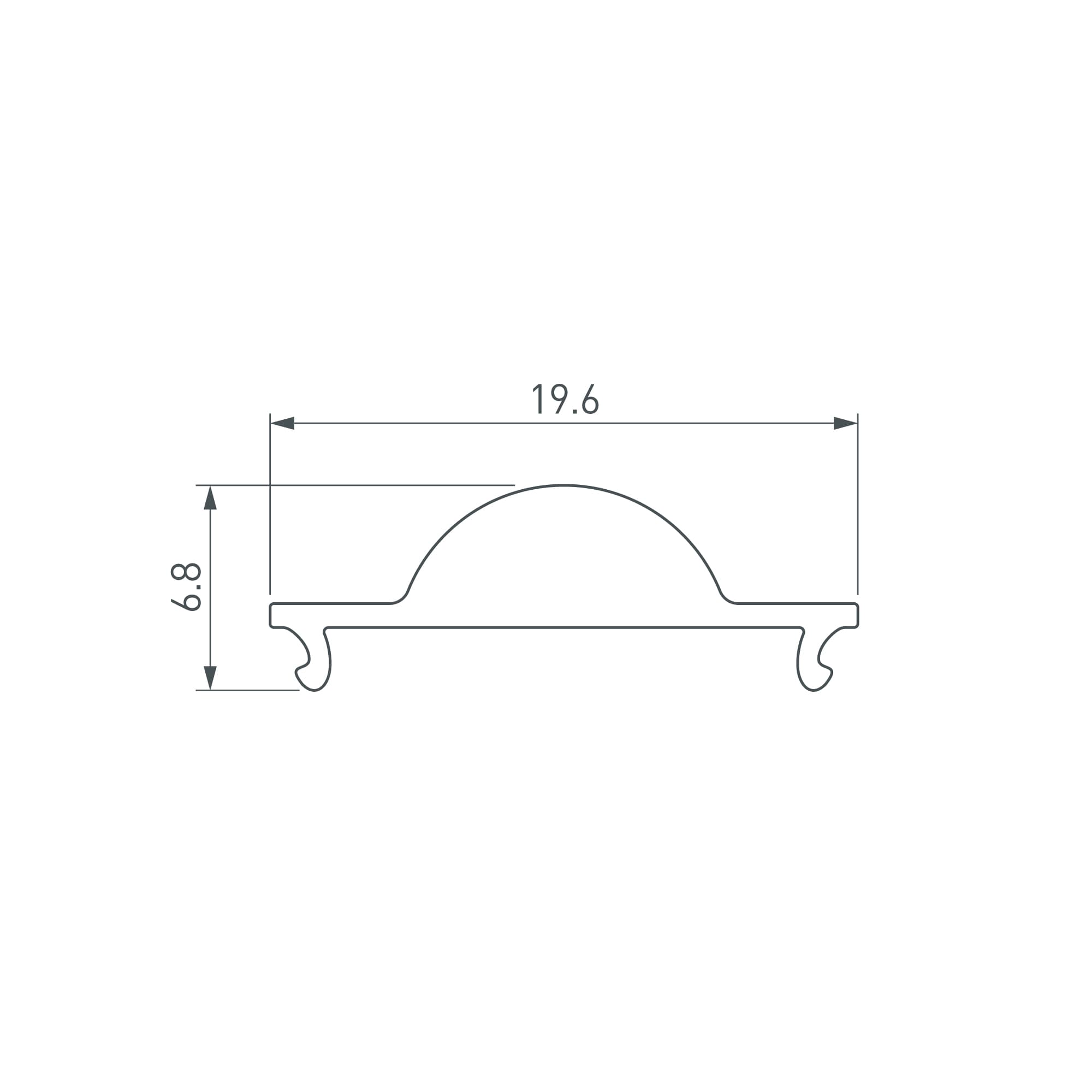 Экран ARH-WIDE-B-H20-2000 Lens Clear-PM (Arlight, Пластик) 016638 — фото 2