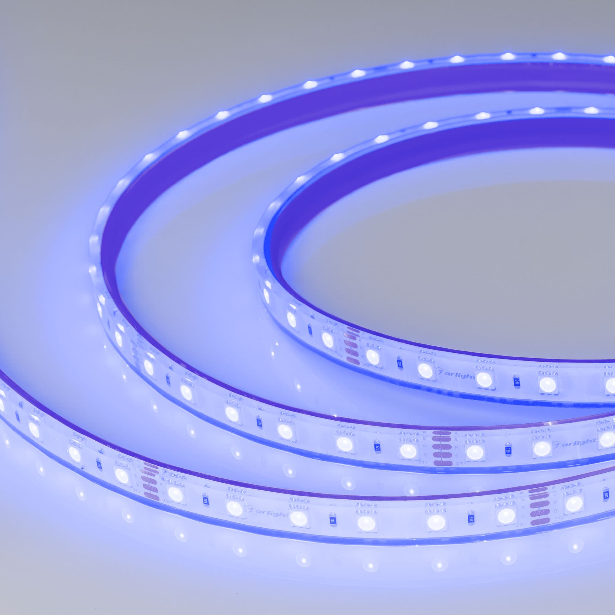 Светодиодная лента герметичная RTW-PFS-B60-13mm 24V RGB (14.4 W/m, IP68, 5060, 5m) (Arlight, 14.4 Вт/м, IP68) 033791 — фото 2