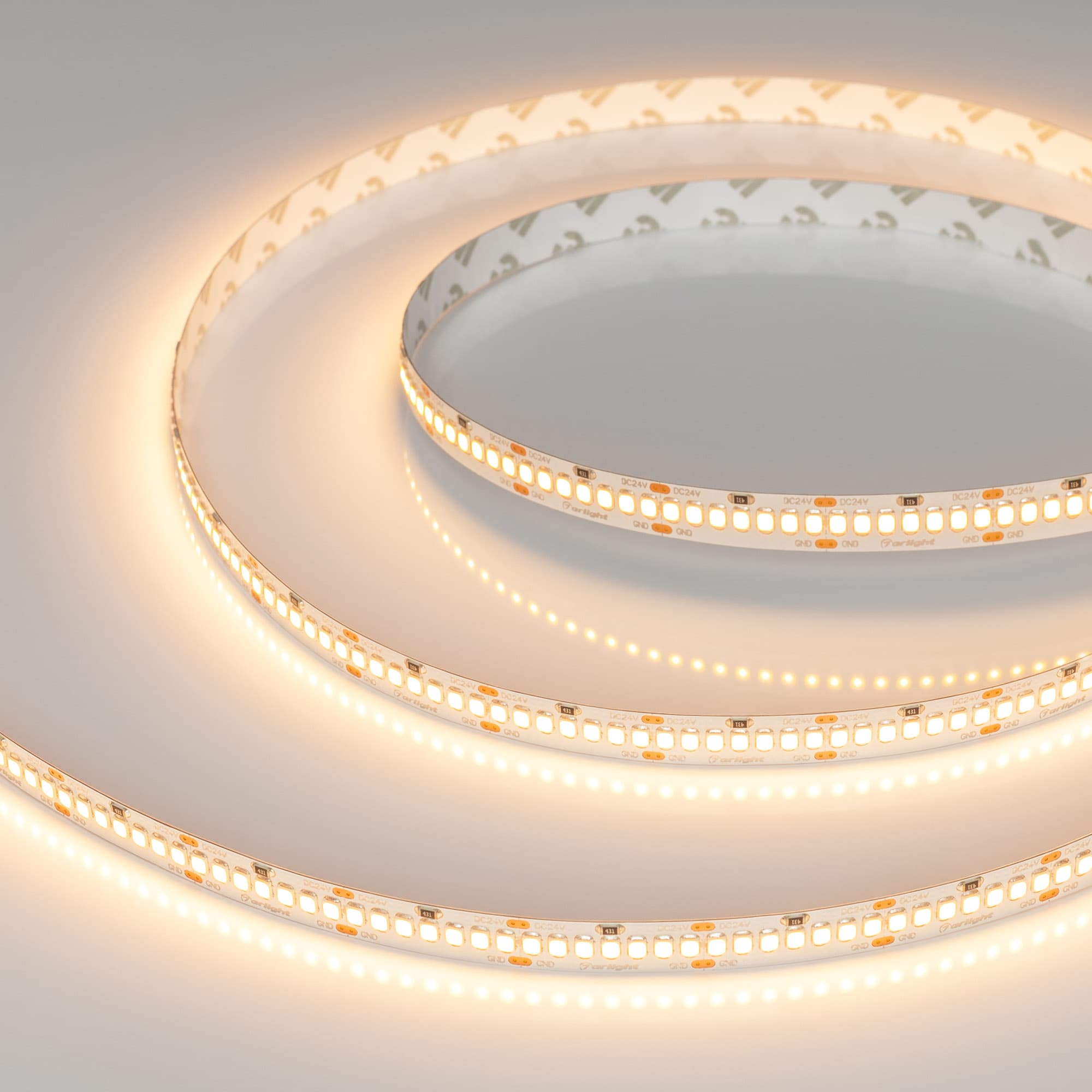 Светодиодная лента UL-A252-10mm 24V Warm2700 (11 W/m, IP20, 5m) (Arlight, 7 лет) 042320 — фото 1