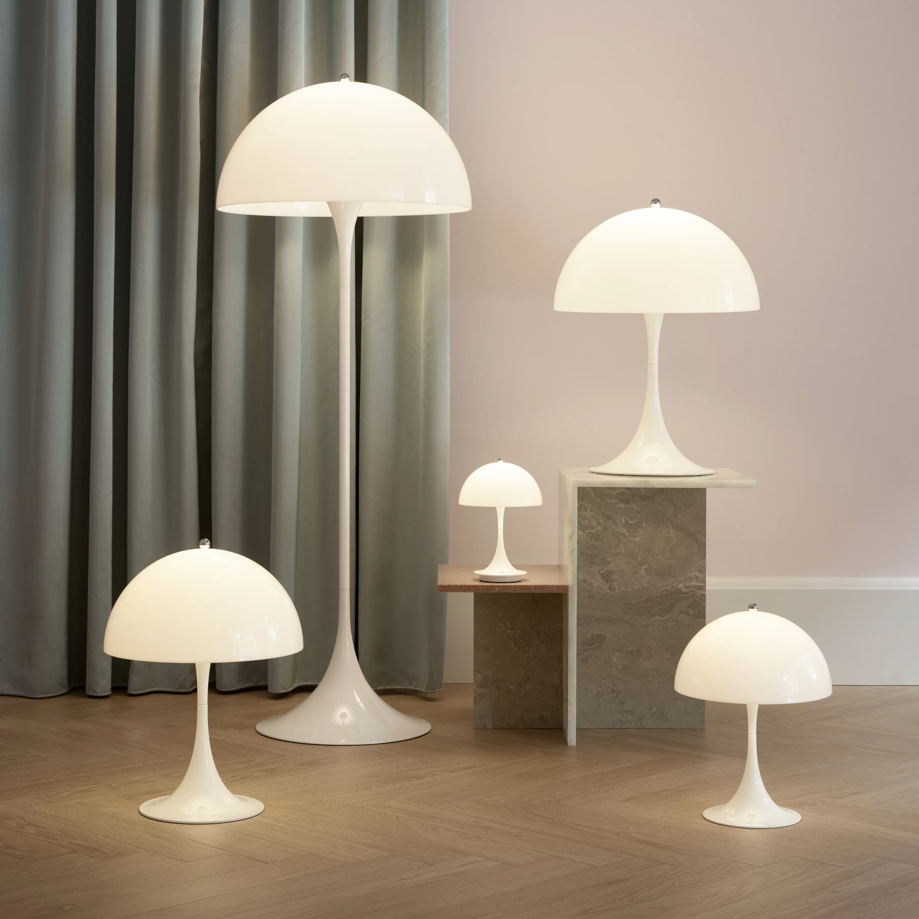 Louis Poulsen Panthella Floor Lamp White opal acryl — фото 6