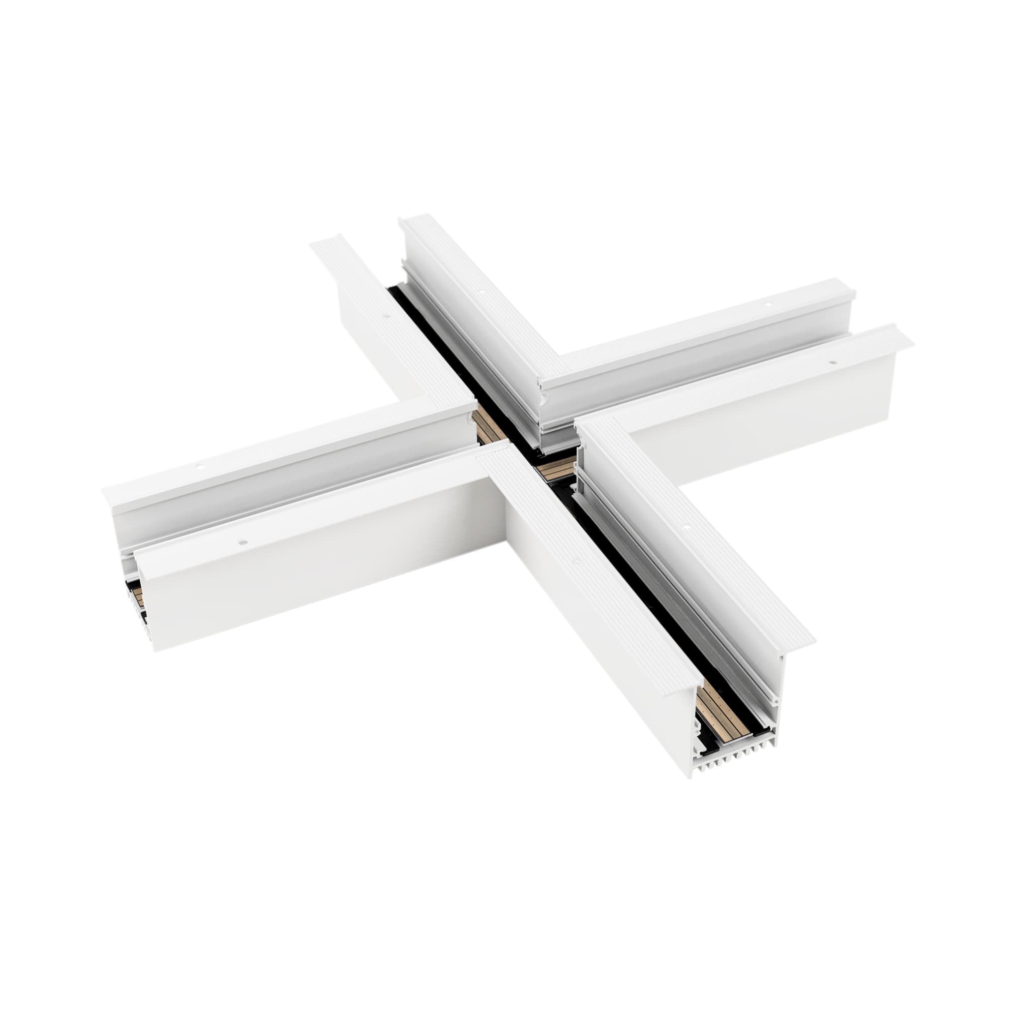 Коннектор крестовой MAG-CON-4560-F-X90 (WH) (Arlight, IP20 Металл, 5 лет) 026922