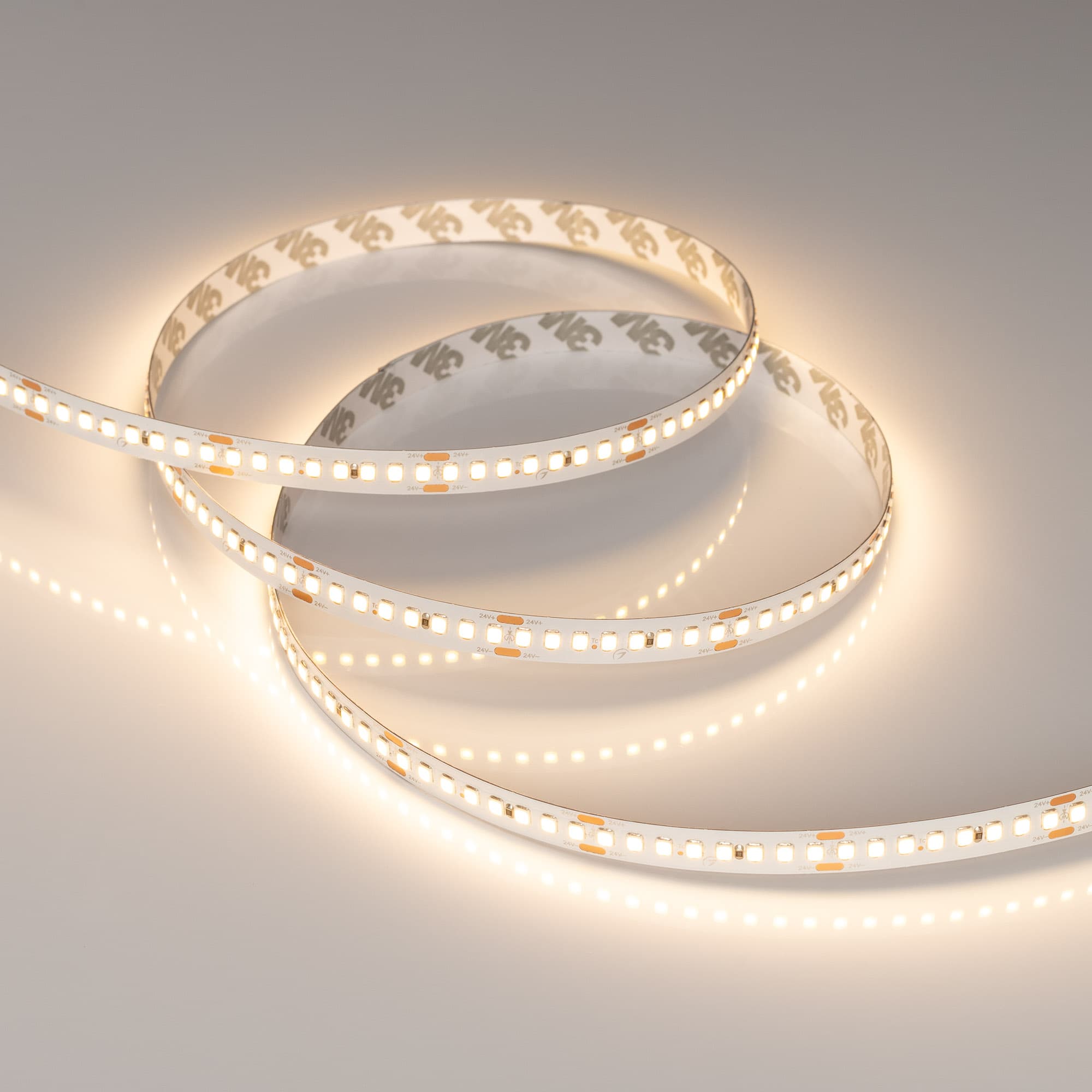 Светодиодная лента RT-A192-10mm 24V Warm3000 (17.6 W/m, IP20, 5m) (Arlight, высок.эфф.150 лм/Вт) 038775(1) — фото 5