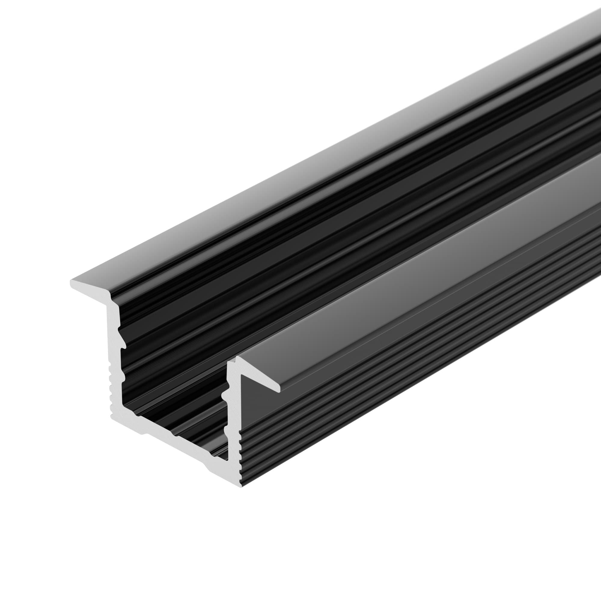 Профиль SL-SLIM-H13M-F25-2000 BLACK (Arlight, Алюминий) 037114 — фото 2