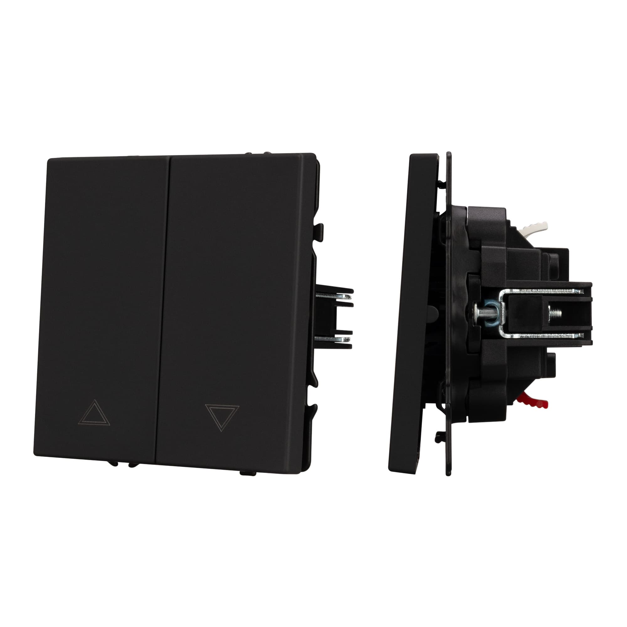 Механизм выключателя управления шторами SWT-NOBE-MKR2-SFPL-BK (230V, 10A) (Arlight, Черный оникс) 054273