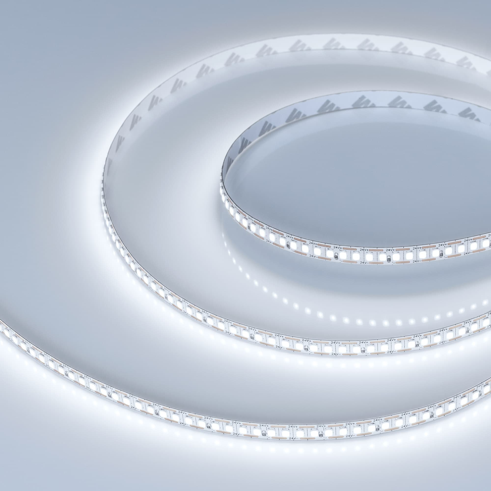 Светодиодная лента RT-A200-8mm 24V White6000-CX1 (16 W/m, IP20, 5m) (Arlight, резка 1 светодиод) 046938 — фото 1
