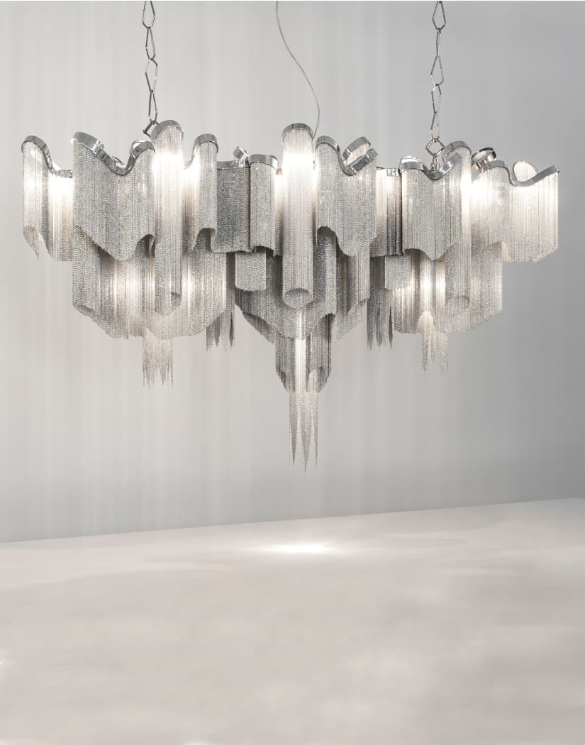 Terzani Stream linear chandelier — фото 1