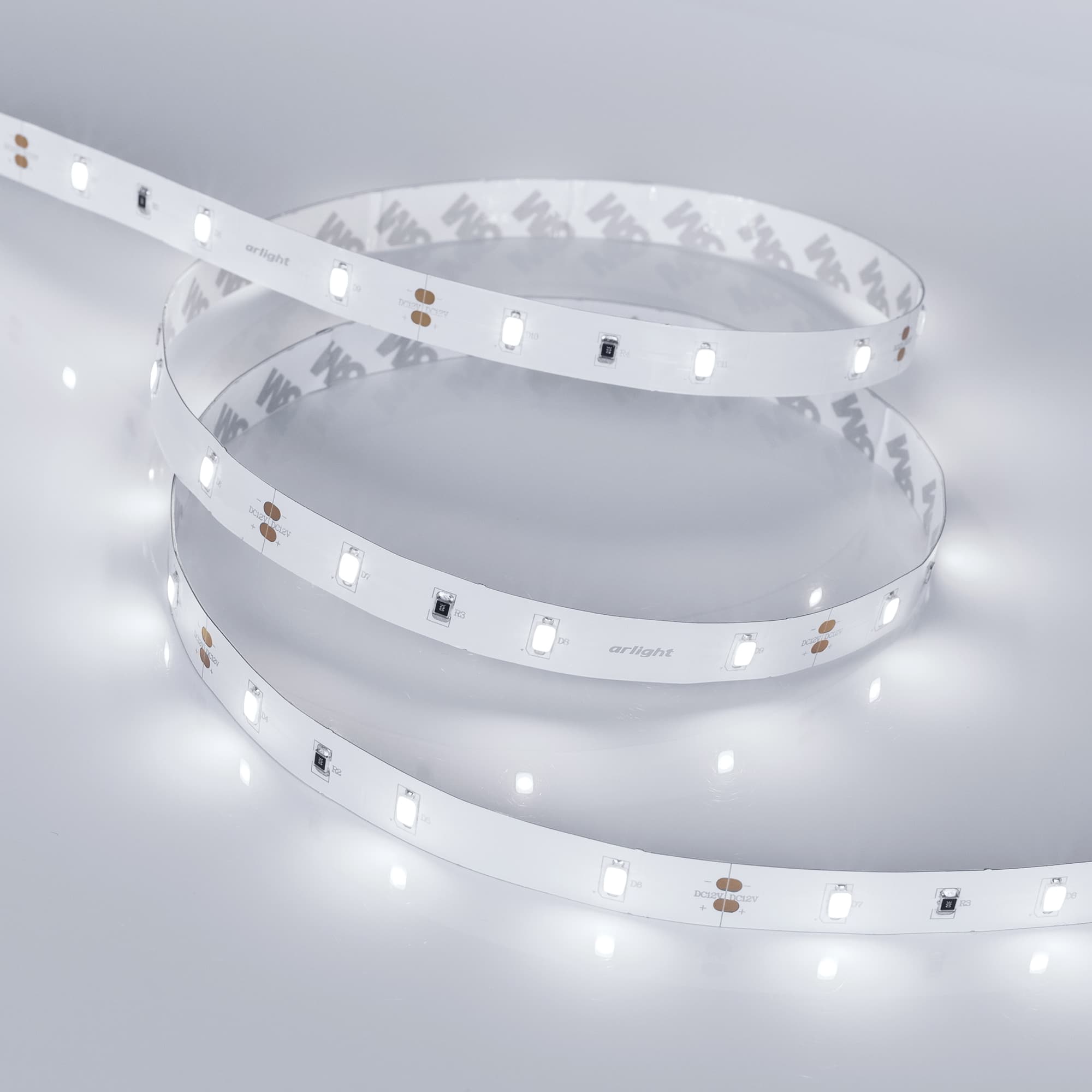 Светодиодная лента ULTRA-5000 12V White6000 (5630, 150 LED, LUX) (Arlight, 12 Вт/м, IP20) 013853 — фото 3