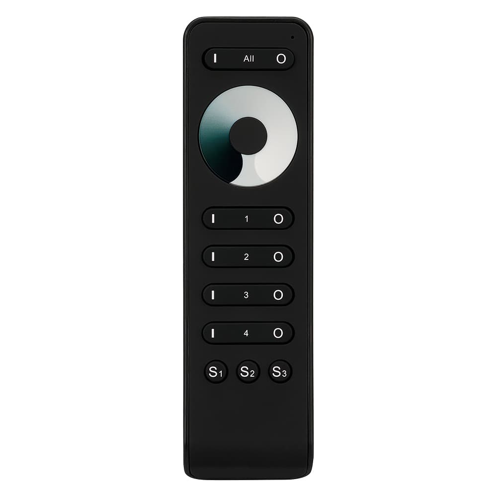 Пульт SMART-R33-DIM Black (4 зоны, 2.4G) (Arlight, IP20 Пластик, 5 лет) 025030 — фото 2