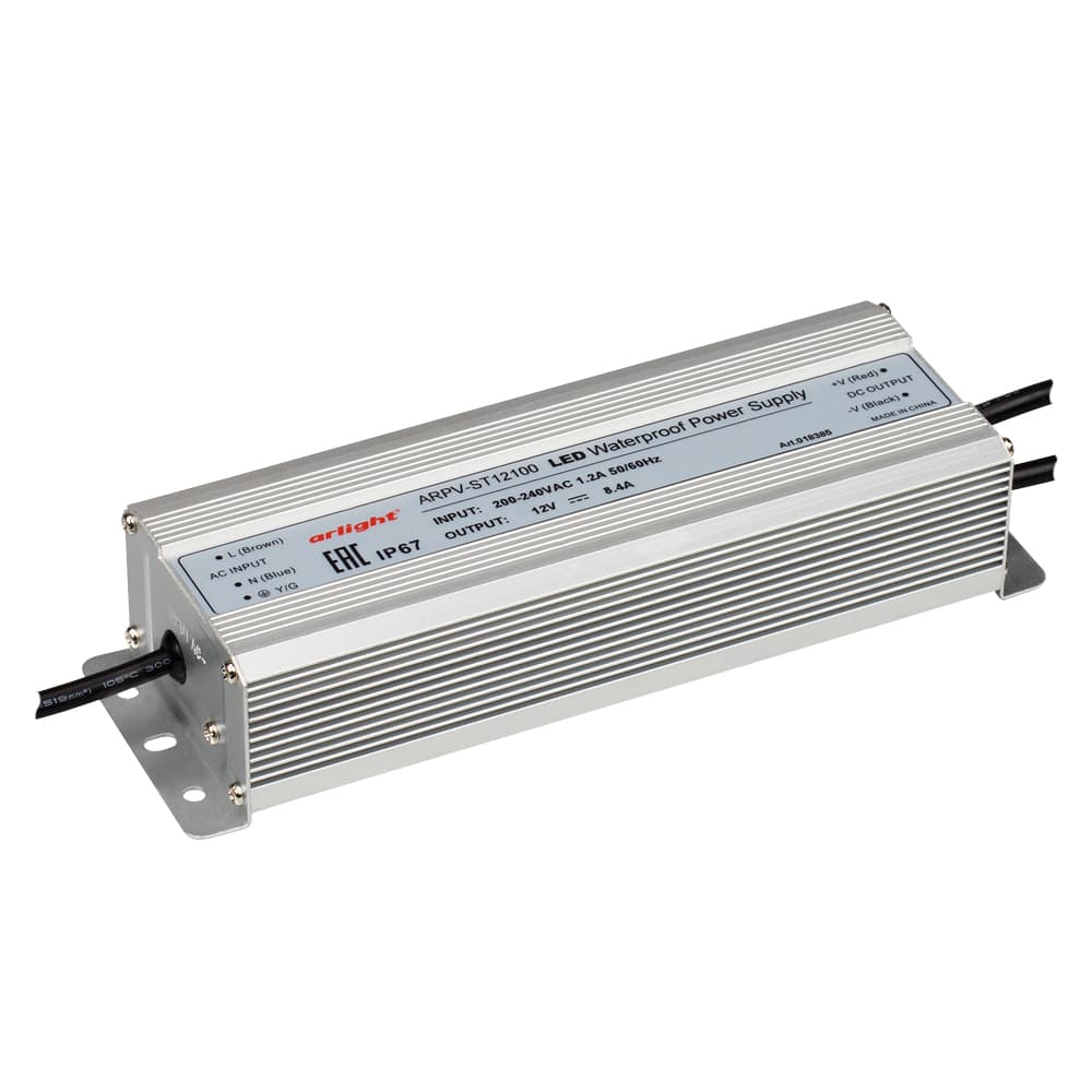 Блок питания ARPV-ST12100 (12V, 8.3A, 100W) (Arlight, IP67 Металл, 3 года) 018385 Arlight — фото 1
