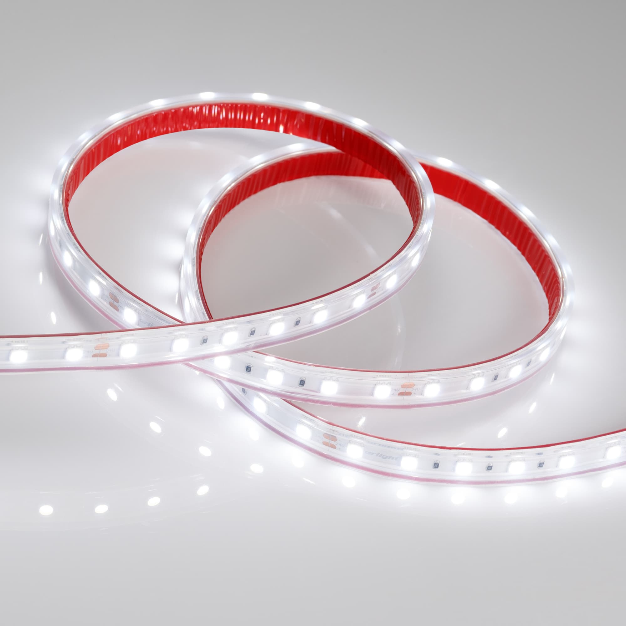 Светодиодная лента RTW 2-5000PS 24V White6000 2x (5060, 300 LED, LUX) (Arlight, 14.4 Вт/м, IP67) 021399 — фото 2