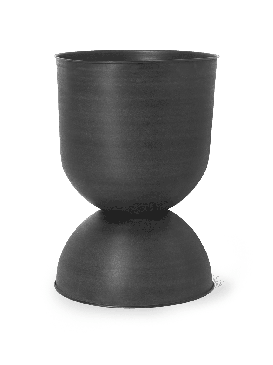 Ferm Living Hourglass Pot - Large - Black ferm LIVING — фото 1