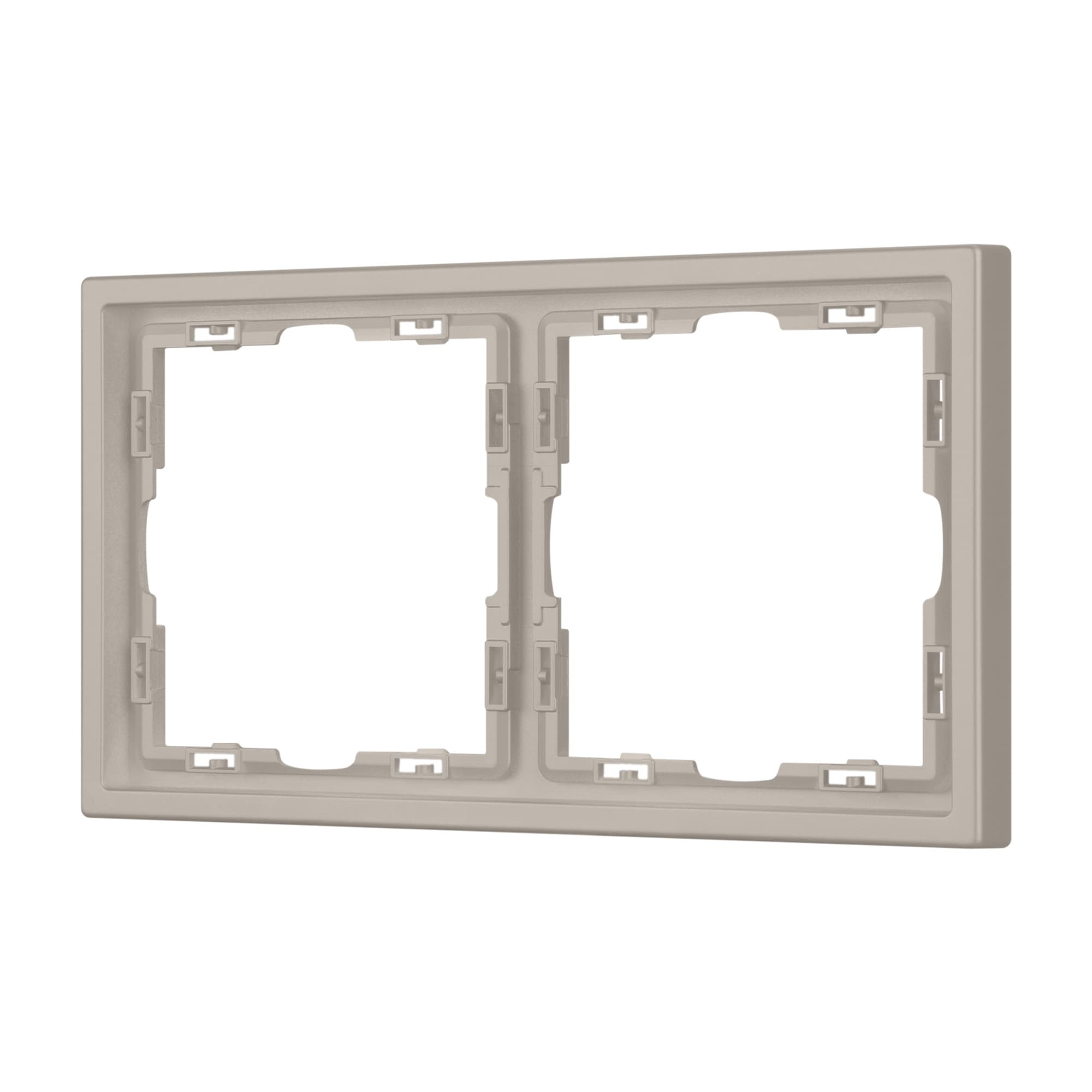 Рамка пластиковая FRM-NOBE-SFPL-2-CA (Arlight, Кашемир) 059456