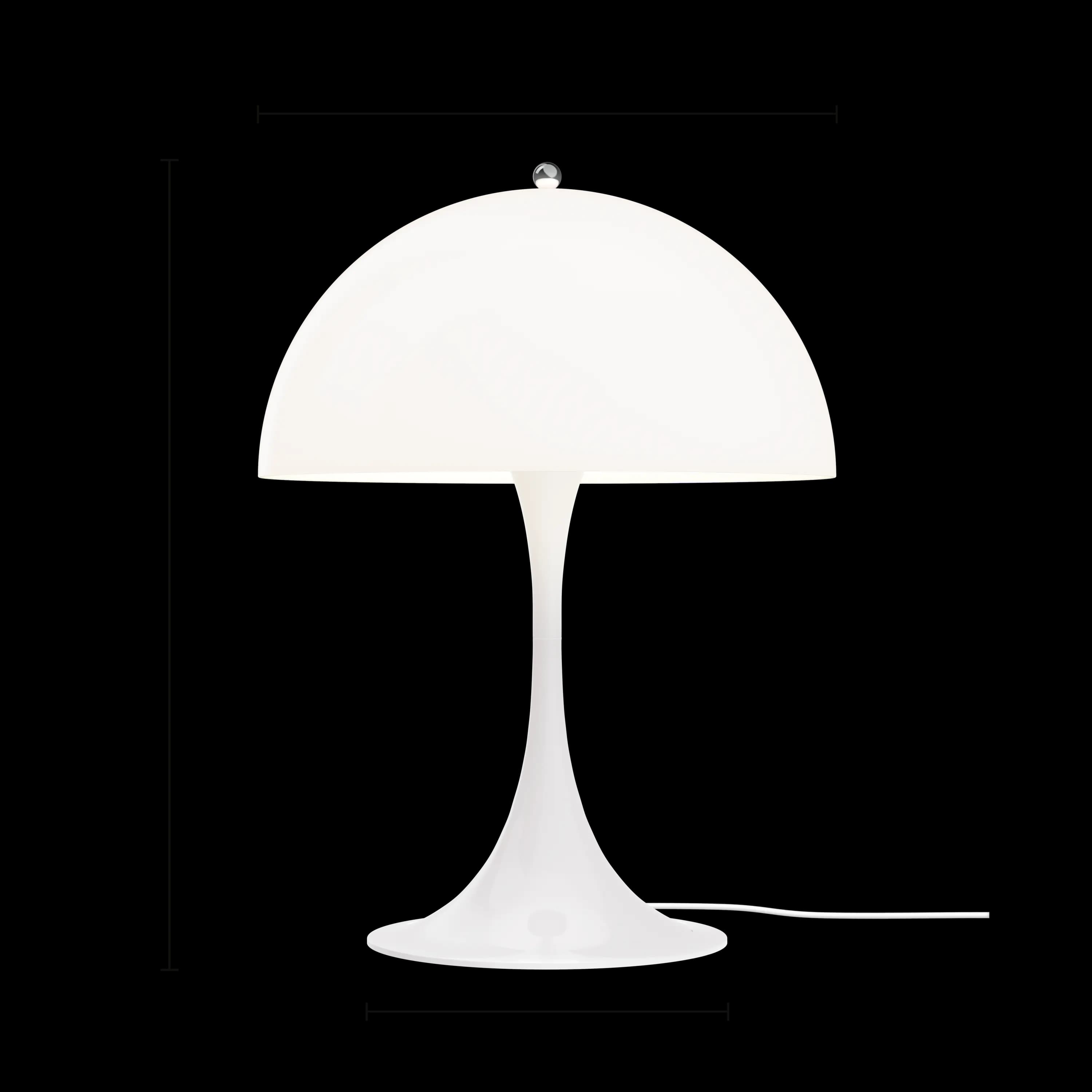 Louis Poulsen Panthella 400 Table Lamp White opal acryl — фото 7