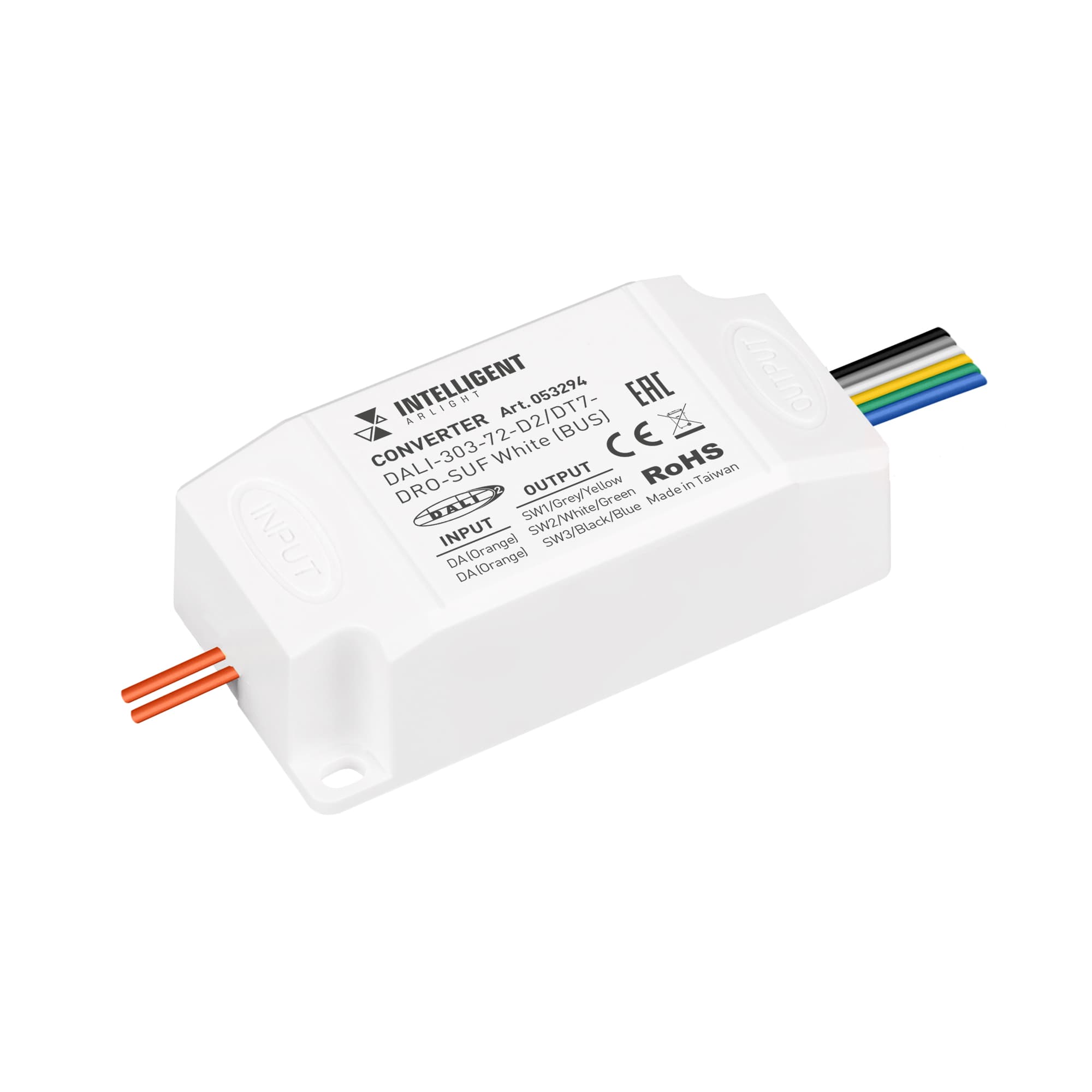 INTELLIGENT ARLIGHT Конвертер DALI-303-72-D2/DT7-DRO-SUF White (BUS) (IARL, Пластик) 053294 Arlight