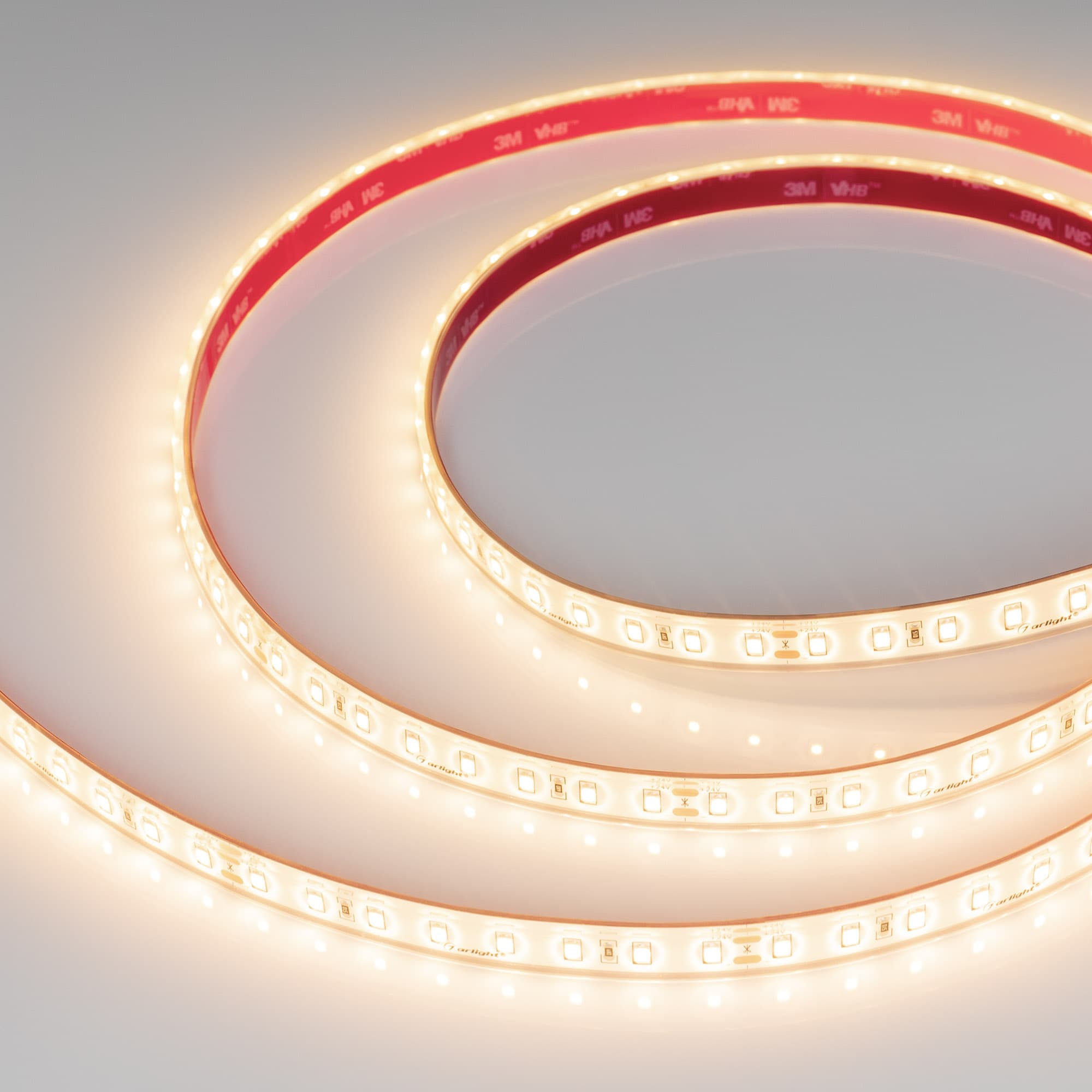 Светодиодная лента герметичная RTW-PS-A80-12mm 24V Warm3000 (4.8 W/m, IP67, TWP100, 5m) (Arlight, -) 045163 — фото 1