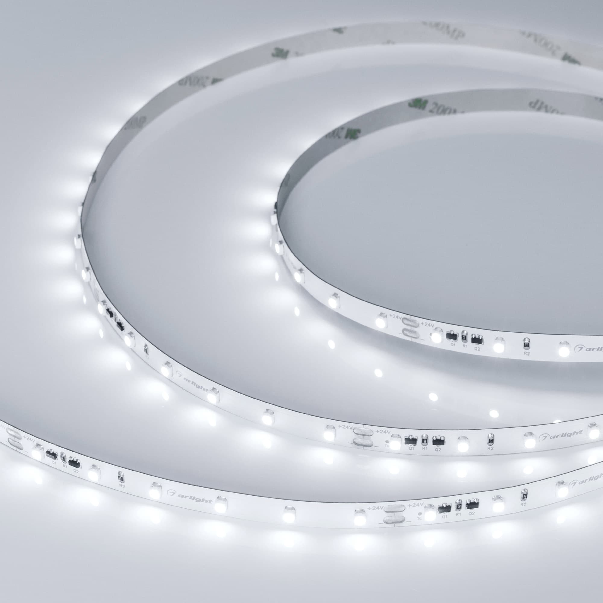 Светодиодная лента RT-10000 24V White5500 (3528, 60 LED/m, 10m) (Arlight, 4.8 Вт/м, IP20) 024988 — фото 2