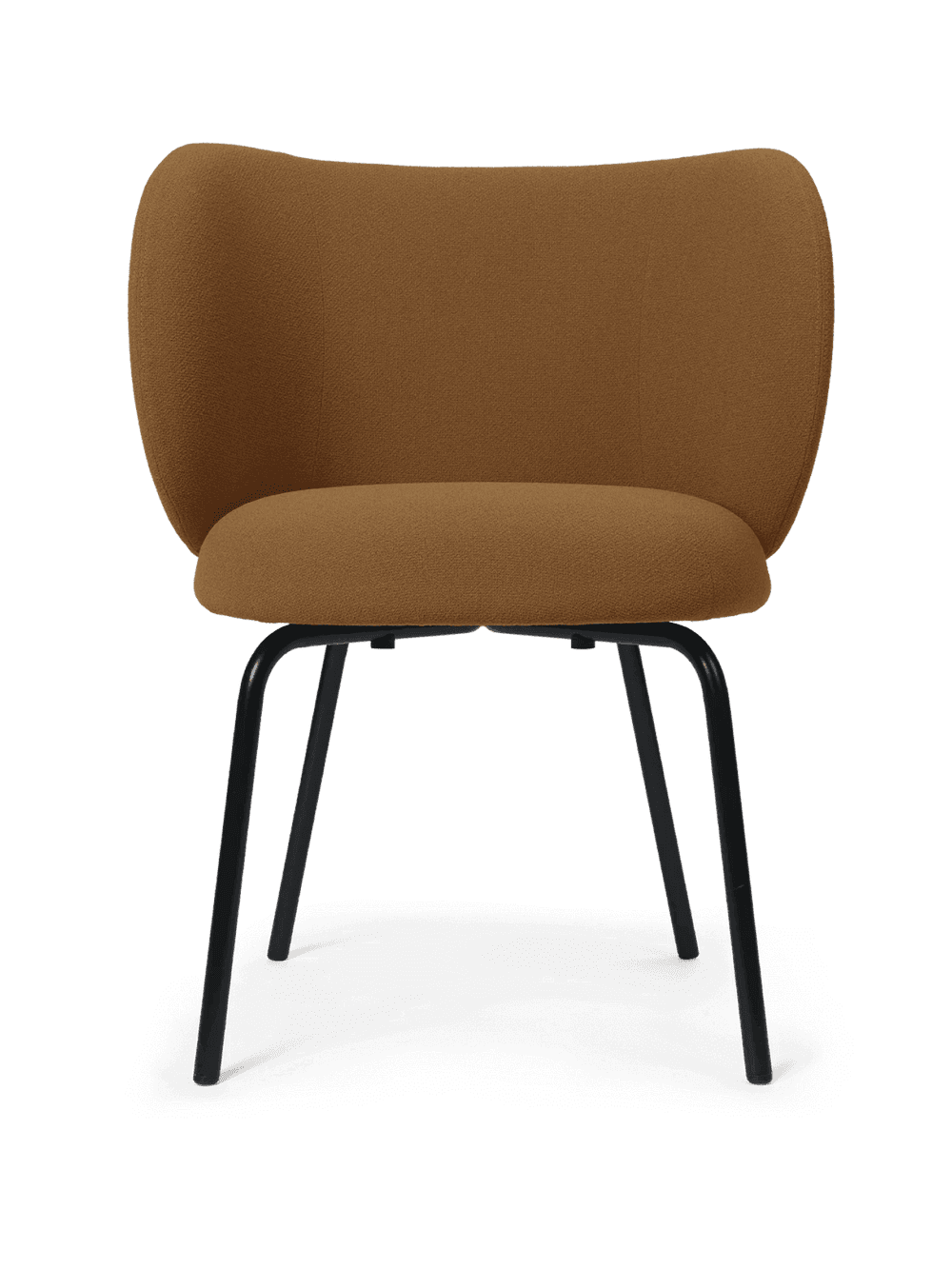 Ferm Living Rico Dining Chair - Black - Grain - Caramel ferm LIVING — фото 3