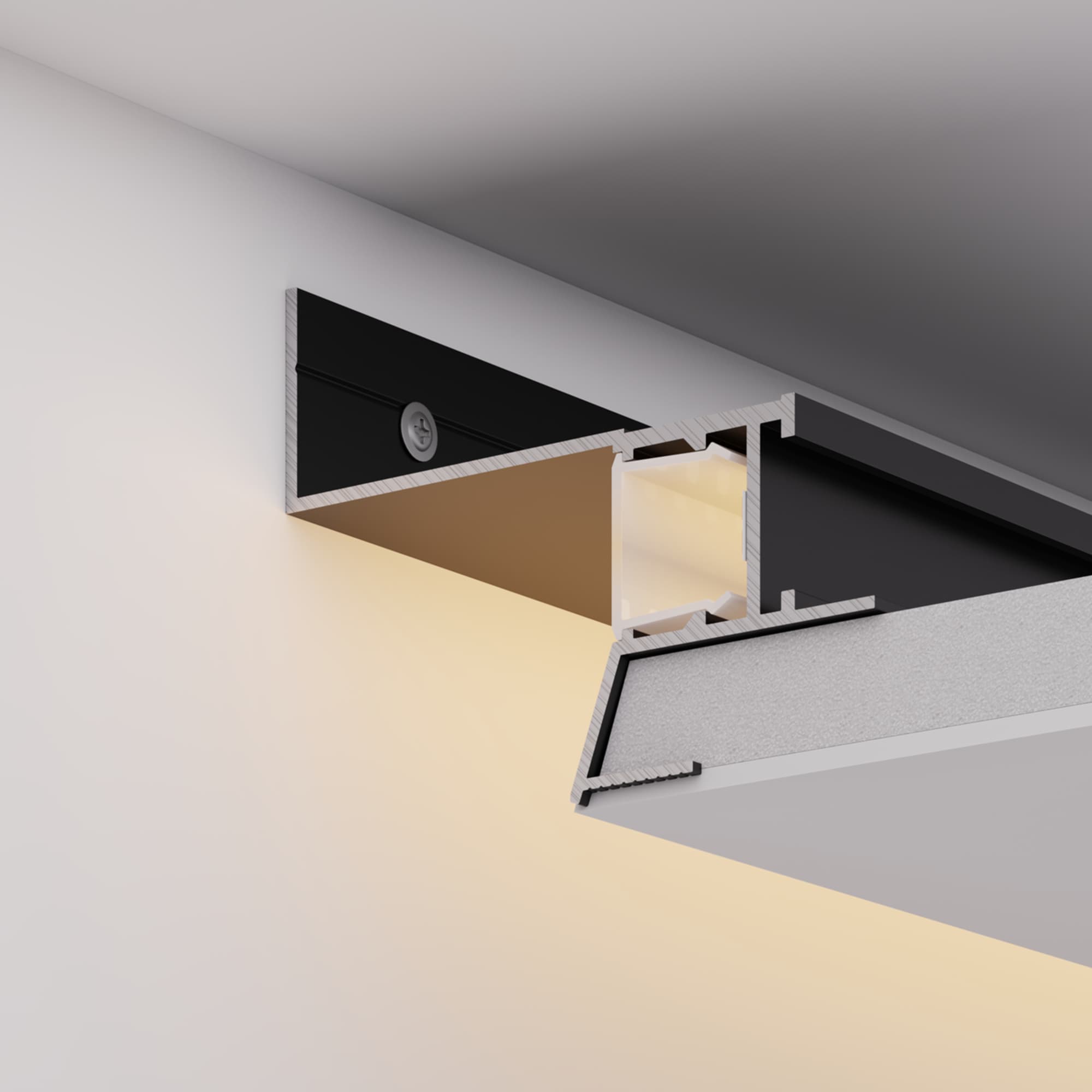 Профиль СEIL-S18-SHADOW-SIDE-3000 BLACK (Arlight, Алюминий) 047639 — фото 4