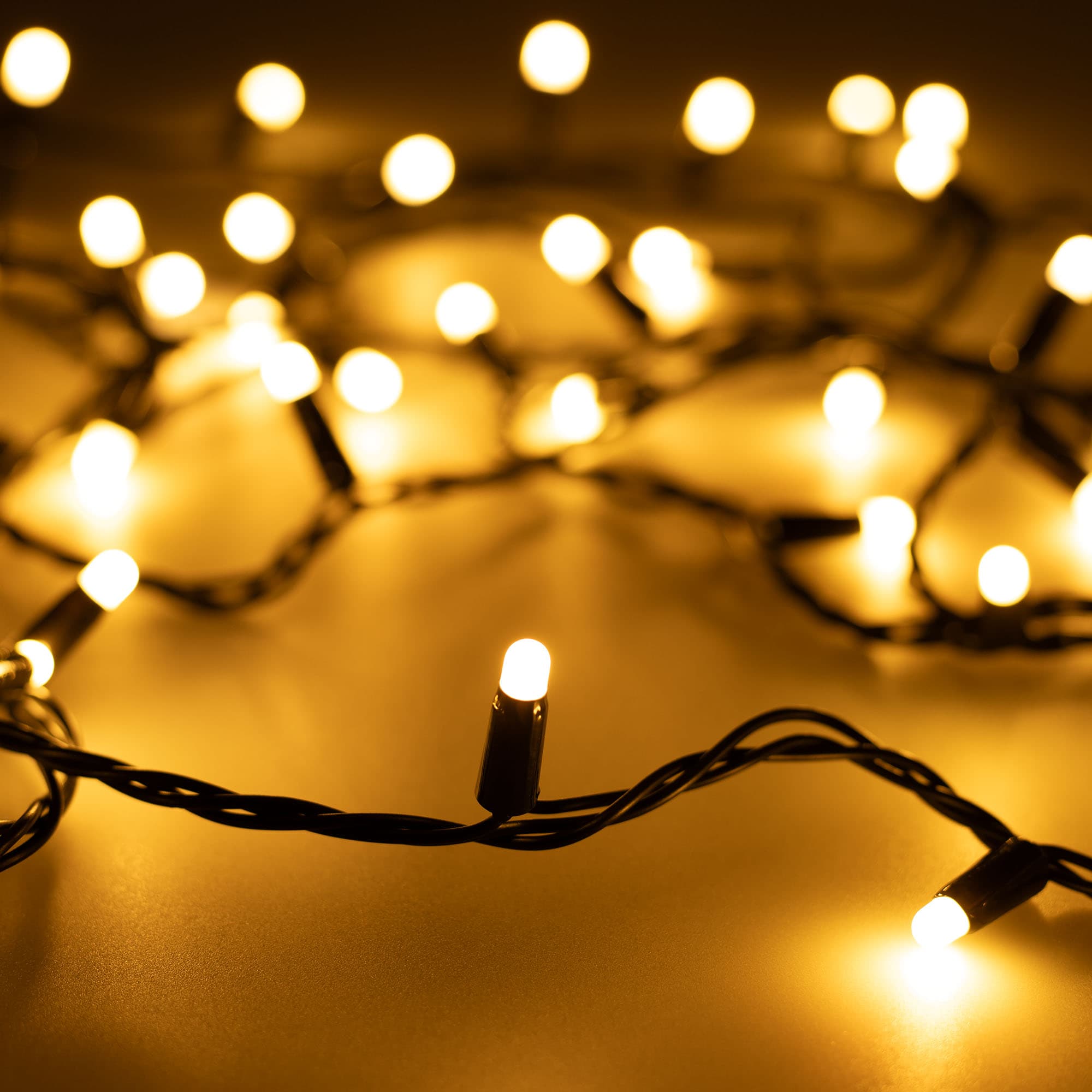Arlight Светодиодная гирлянда ARD-STRING-CLASSIC-10000-BLACK-100LED-MILK-STD Warm (230V, 7W) (Ardecoled, IP65) 028209