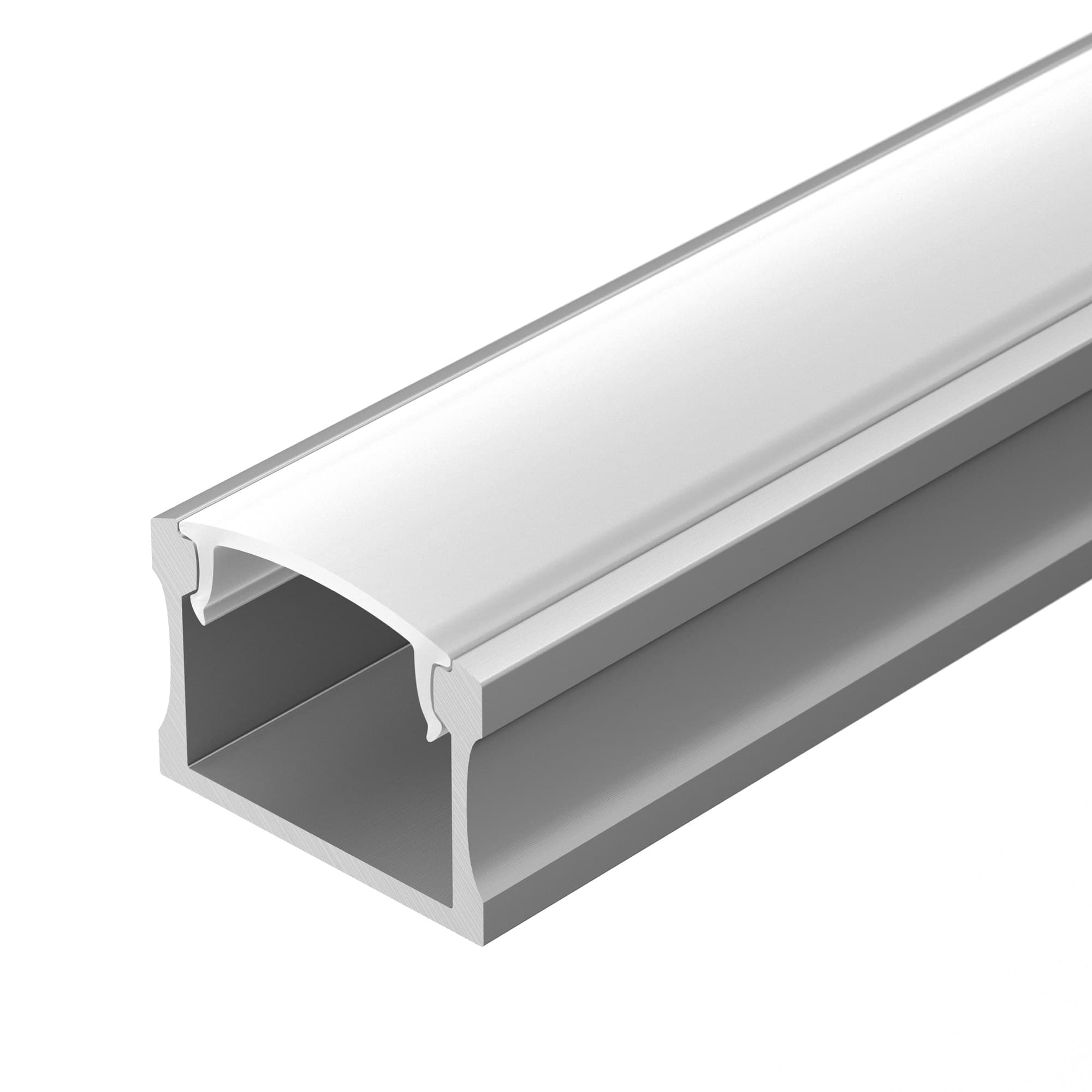 Профиль с экраном ALU-WIDE-H15-2000 ANOD+FROST (Arlight, Алюминий) 014848 Arlight — фото 1