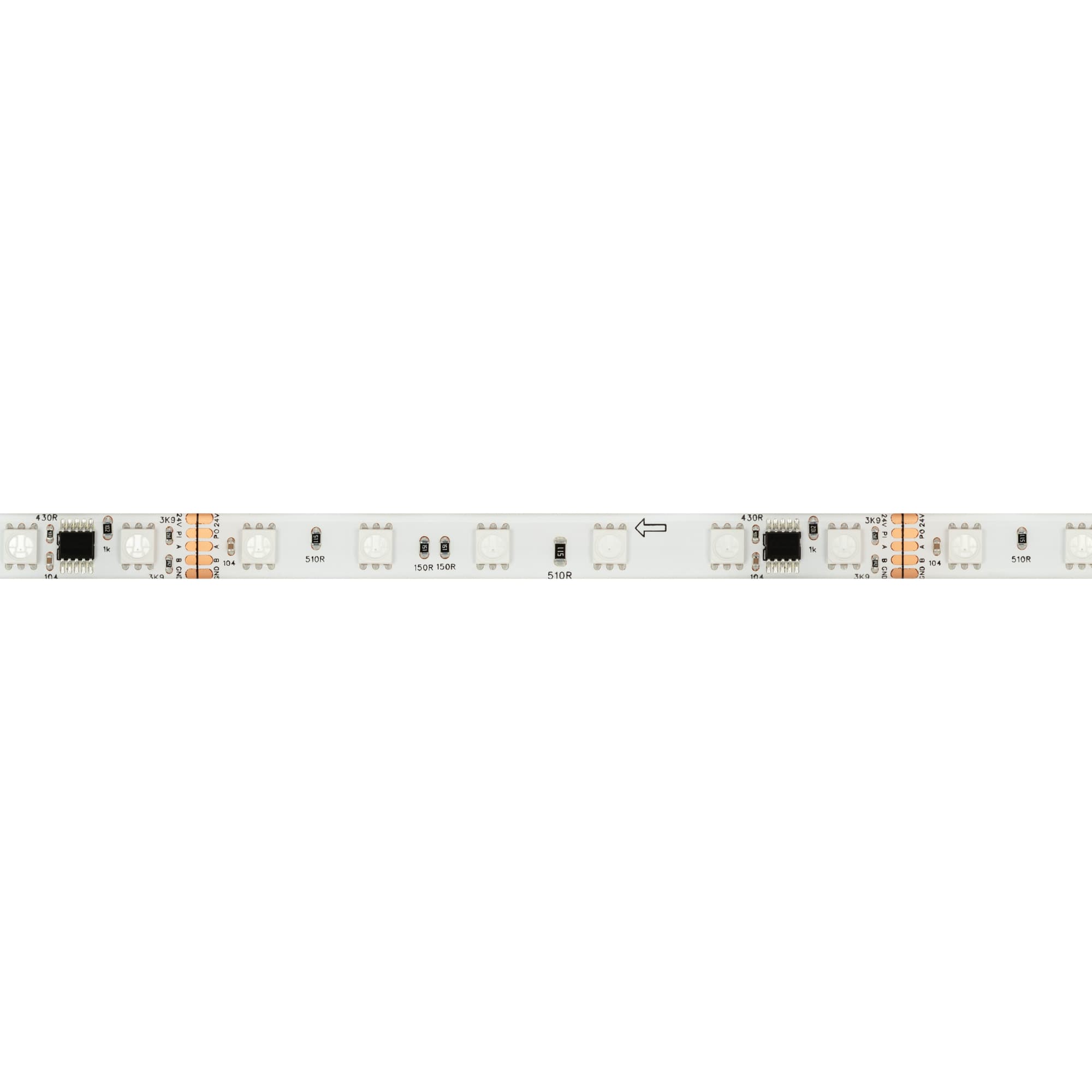 Светодиодная лента герметичная DMX-SE-B60-10mm 24V RGB-PX6 (14 W/m, IP65, 5060, 5m) (Arlight, -) 039607 — фото 5