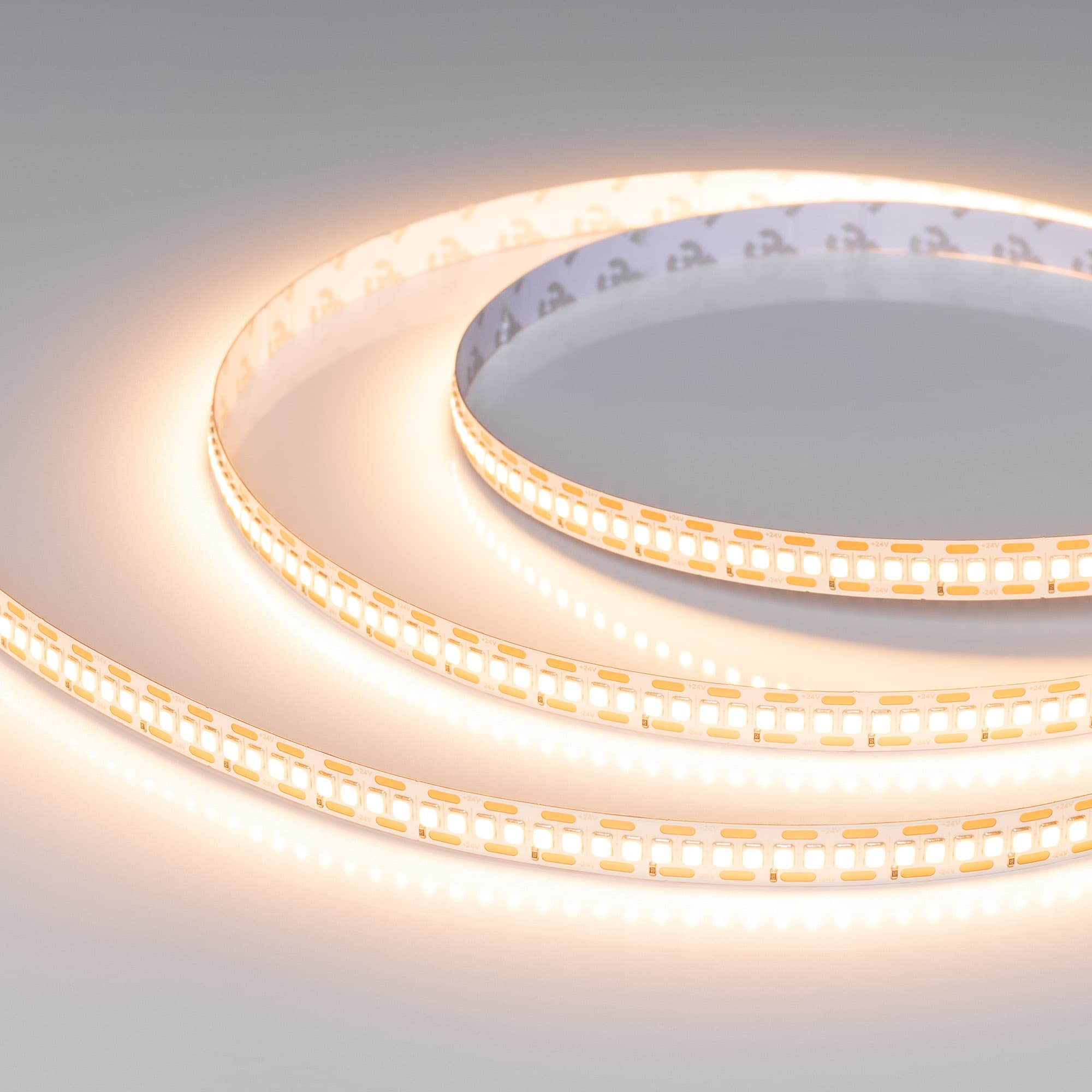 Светодиодная лента FC-A240-10mm 24V Warm2700-CX1 (24 W/m, IP20, 5m) (Arlight, резка 1 светодиод) 059180 — фото 1