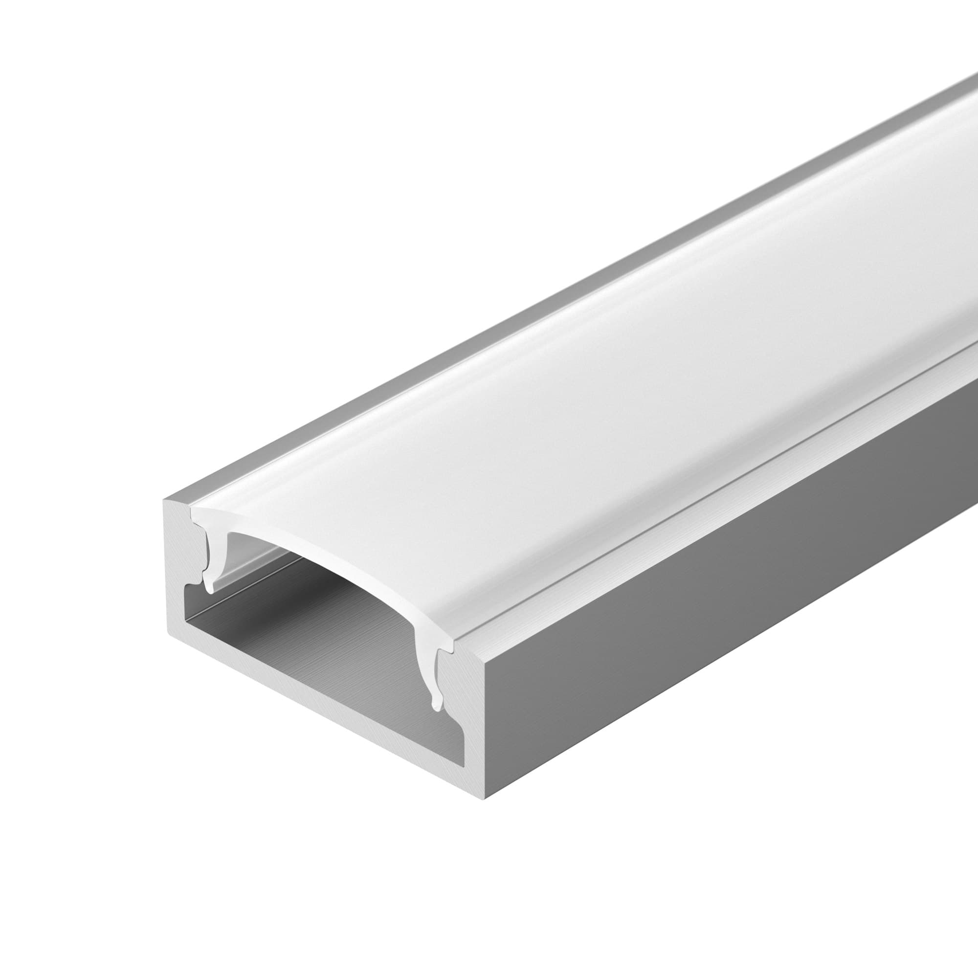 Профиль с экраном ALU-WIDE-H8-2000 ANOD+FROST (Arlight, Алюминий) 014852 Arlight — фото 1