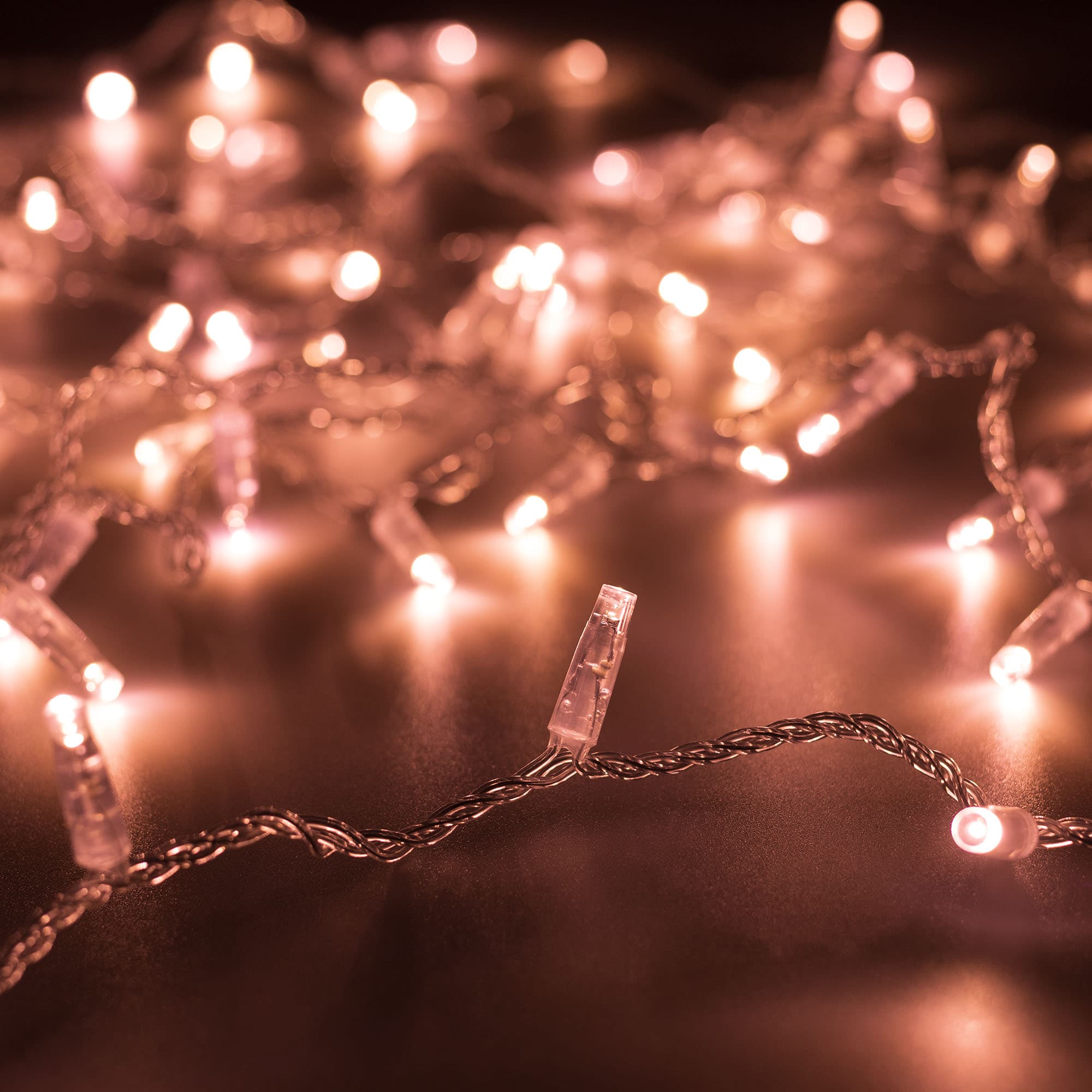 Arlight Светодиодная гирлянда ARD-STRING-CLASSIC-1000-CLEAR-100LED-PULSE Rose Gold (230V, 7W) (Ardecoled, IP65) 031643