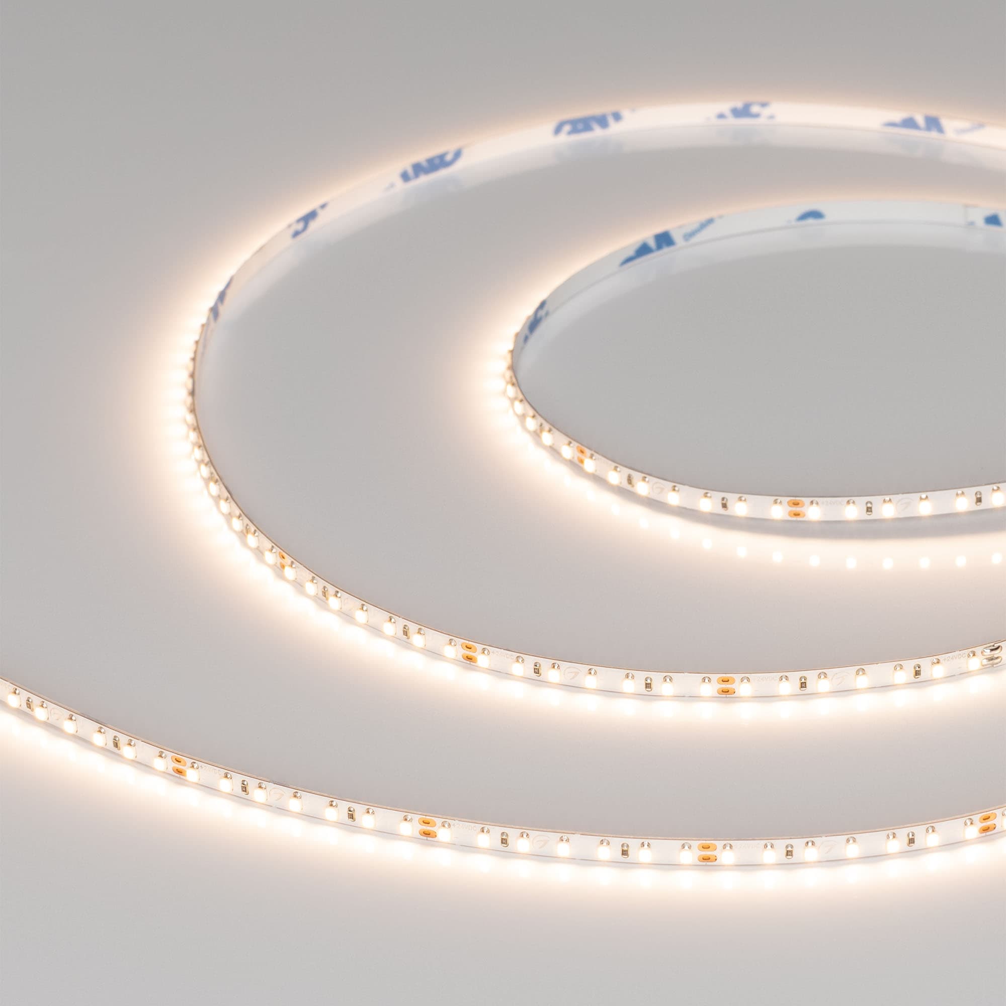 Светодиодная лента MICROLED-M182-4mm 24V Warm3000 (10 W/m, IP20, 2216, 5m) (Arlight, узкая) 037816 — фото 2