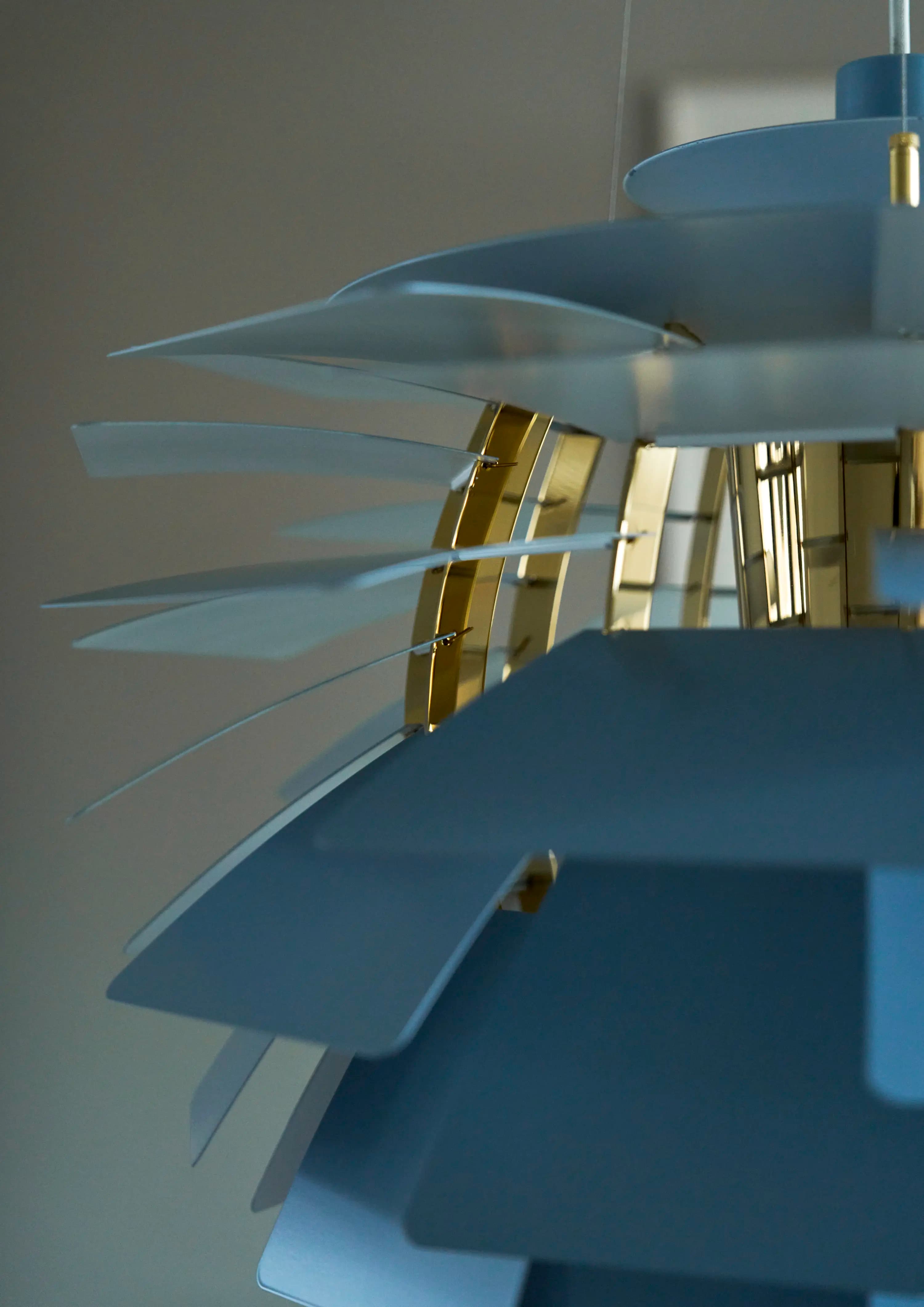 Louis Poulsen PH Artichoke Dusty blue/brass metallised Ø 600 — фото 7