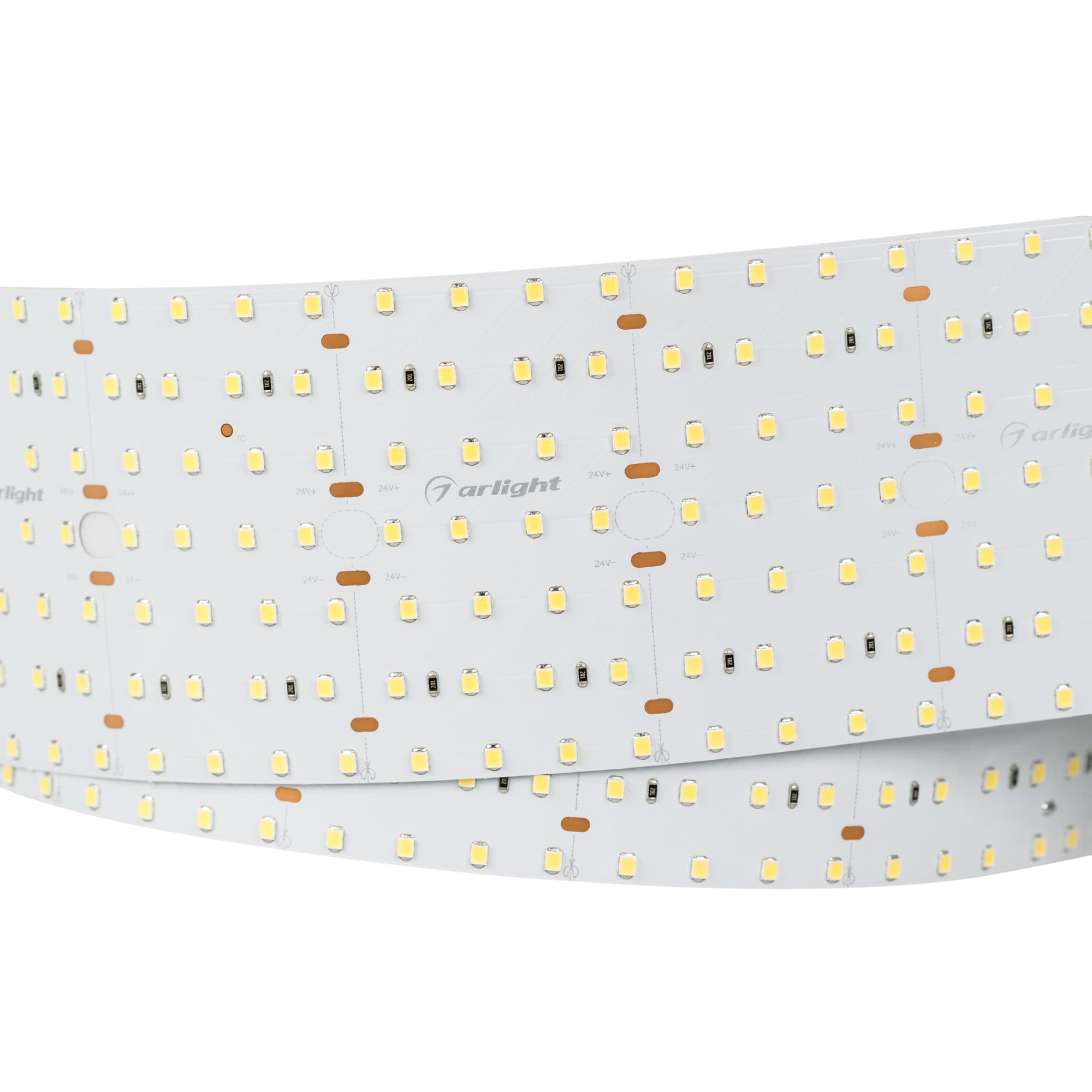 Светодиодная лента S2-2500 24V Warm 2700K 85mm (2835, 560 LED/m, LUX) (Arlight, 40 Вт/м, IP20) 023409 — фото 3