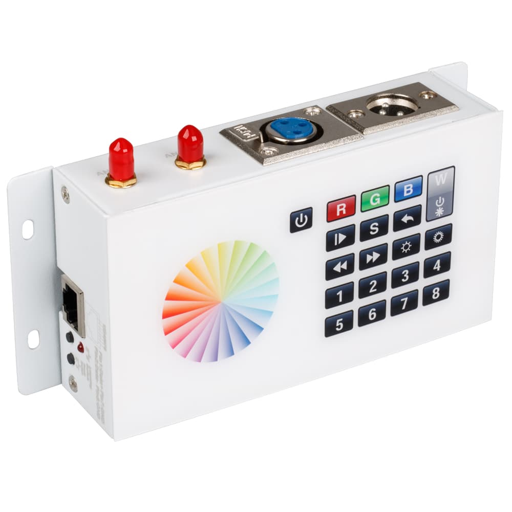 Контроллер DMX SR-2816WI White (12V, WiFi, 8 зон) (Arlight, IP20 Металл, 3 года) 019456