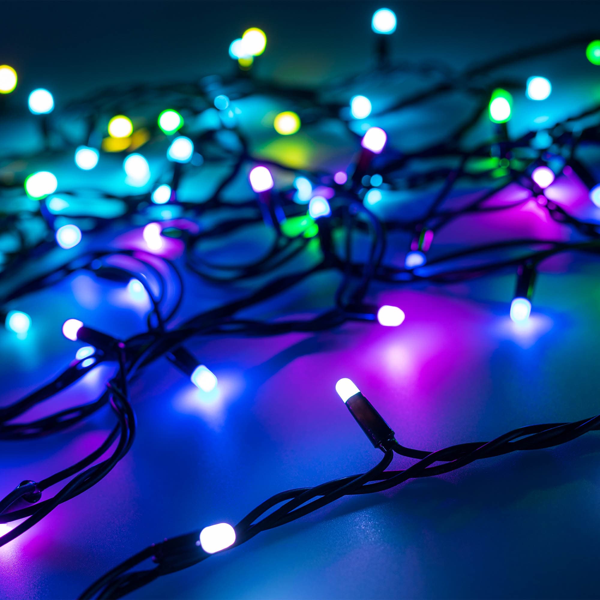 Arlight Светодиодная гирлянда ARD-STRING-PRO-10000-BLACK-95LED-MILK-LIVE RGBW-DMX (24V, 10W) (Ardecoled, IP65) 031755