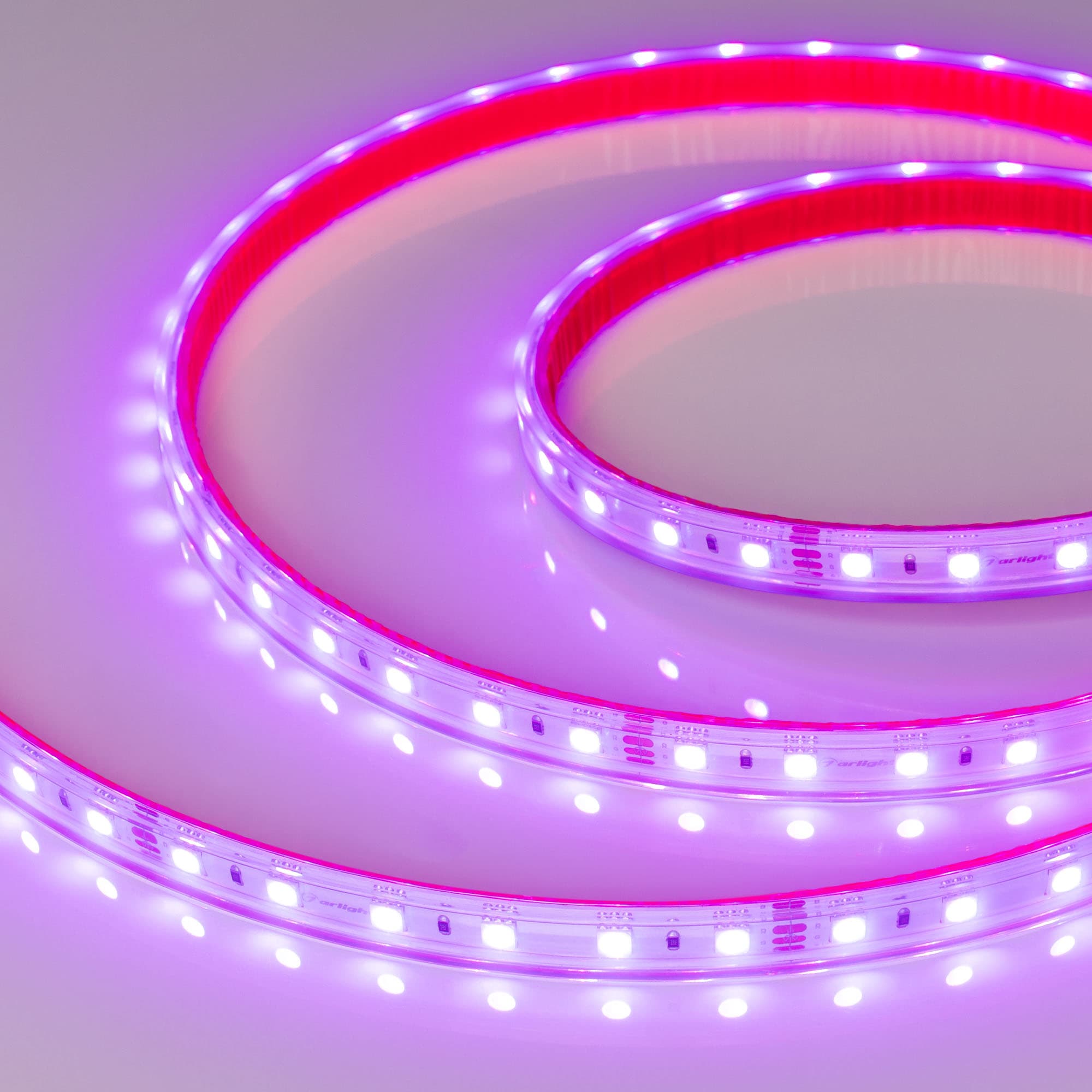 Светодиодная лента герметичная RTW-PS-B60-12mm 24V RGB (14.4 W/m, IP67, 5060, 5m) (Arlight, 14.4 Вт/м, IP67) 021400(2) — фото 1