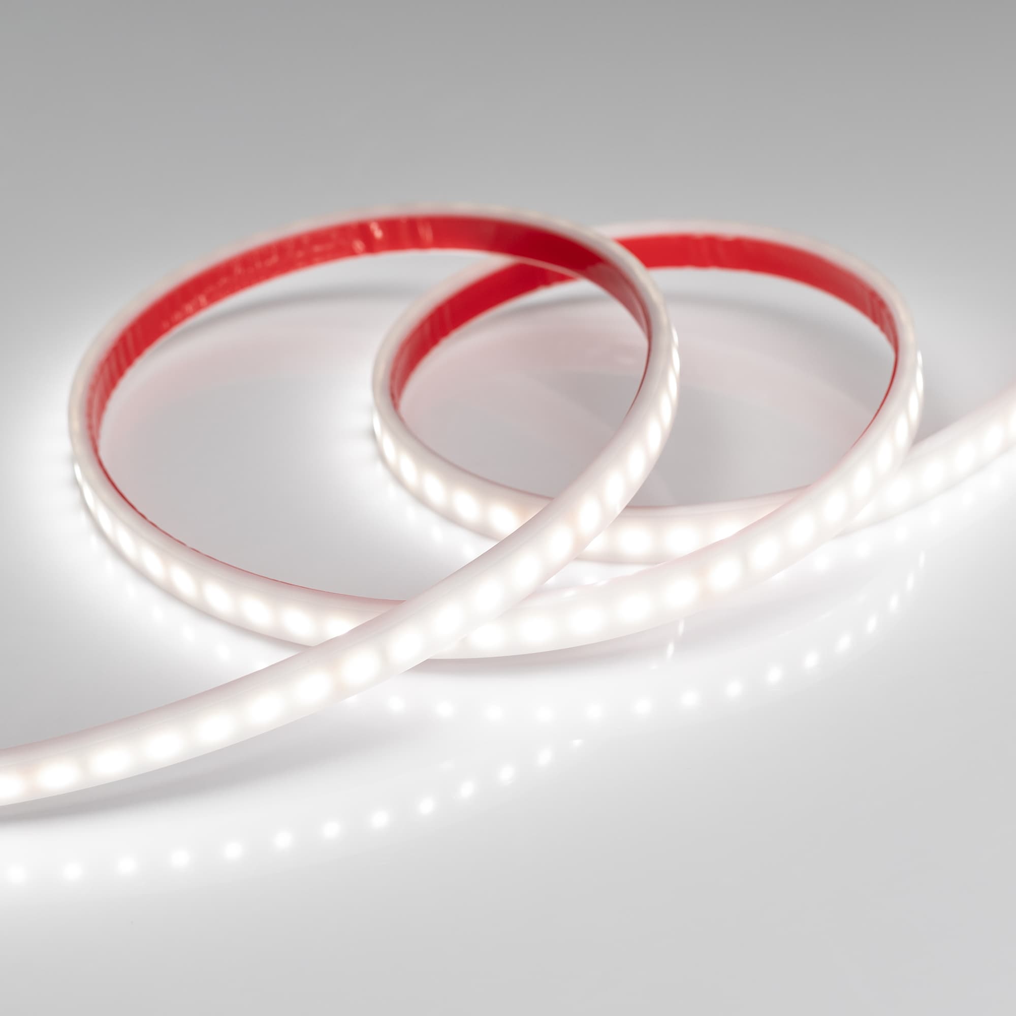 Светодиодная лента RTW 2-5000PW 24V White6000 2x (3528, 600 LED, LUX) (Arlight, 9.6 Вт/м, IP66) 018995 — фото 3