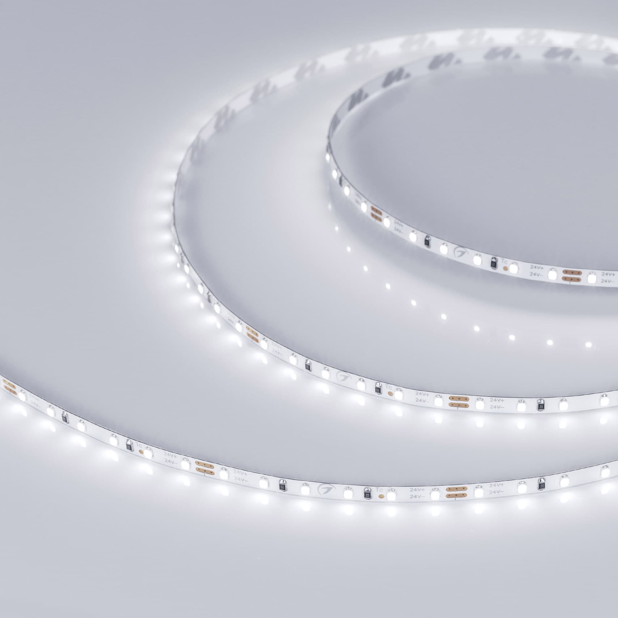 Светодиодная лента MICROLED-5000L 24V White5500 4mm (2216, 120 LED/m, LUX) (Arlight, 5.4 Вт/м, IP20) 024418 — фото 2