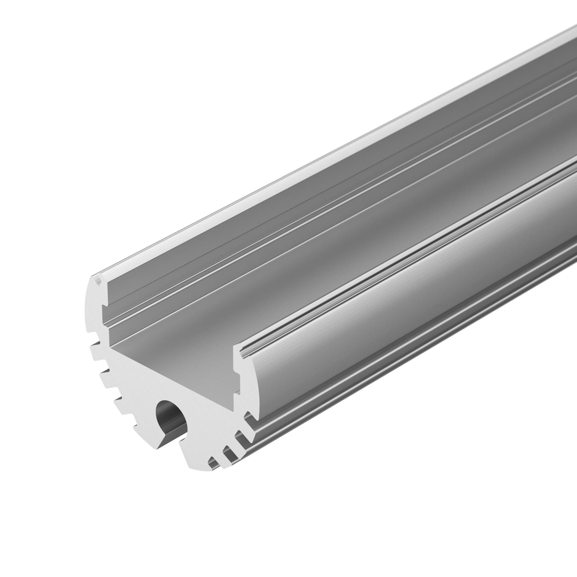 Профиль ROUND-D20-2000 ANOD (Arlight, Алюминий) 040645 — фото 2