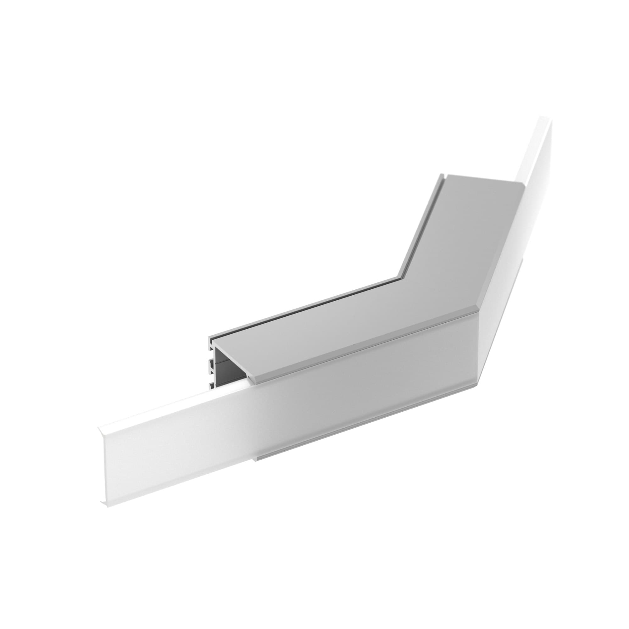 Угол PLS-LOCK-H25-L135W внешний (с экраном MAT-L) (Arlight, Металл) 026137 Arlight — фото 1