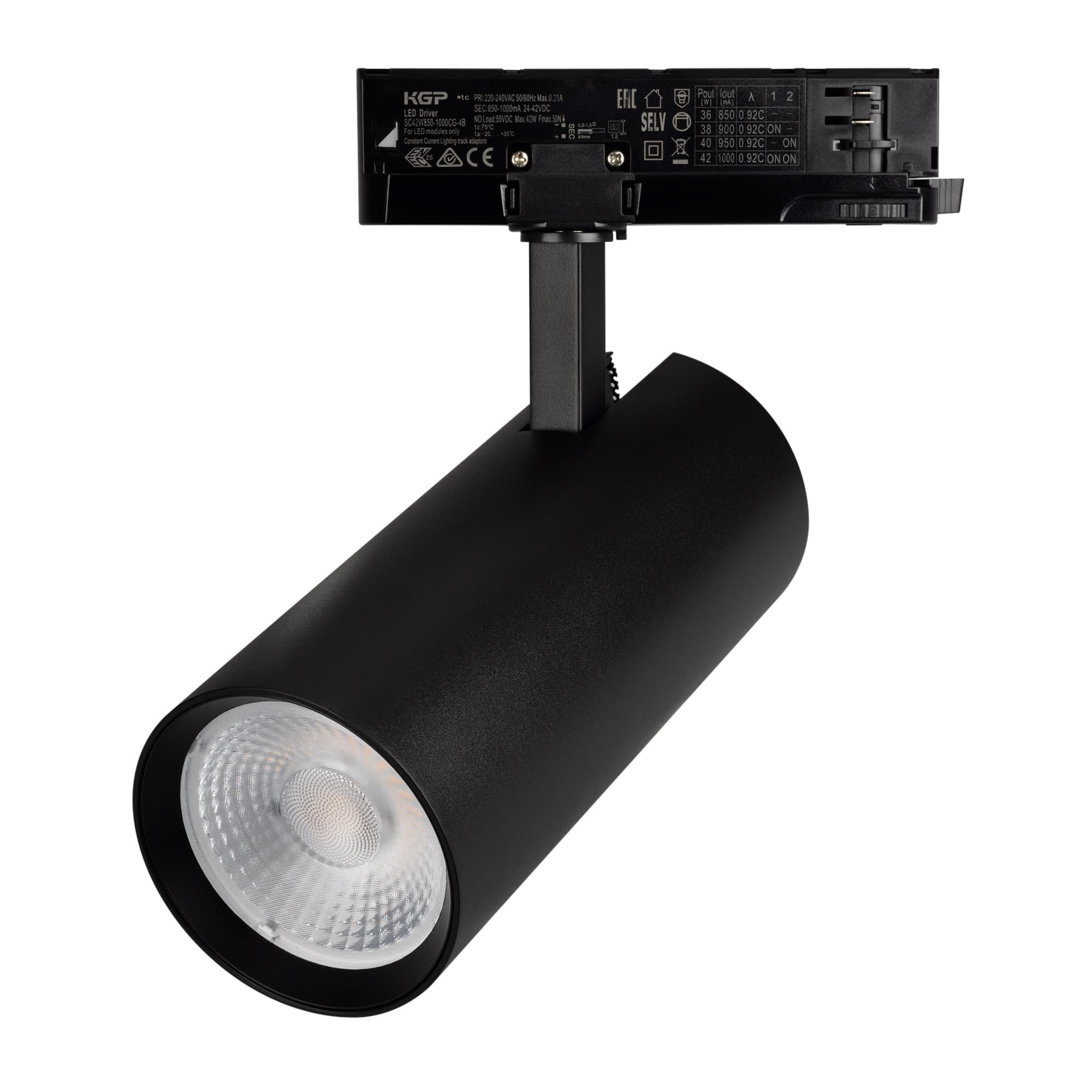 Светильник LGD-GERA-4TR-R90-40W Warm3000 (BK, 55 deg, 230V) (Arlight, IP20 Металл, 5 лет) 055160